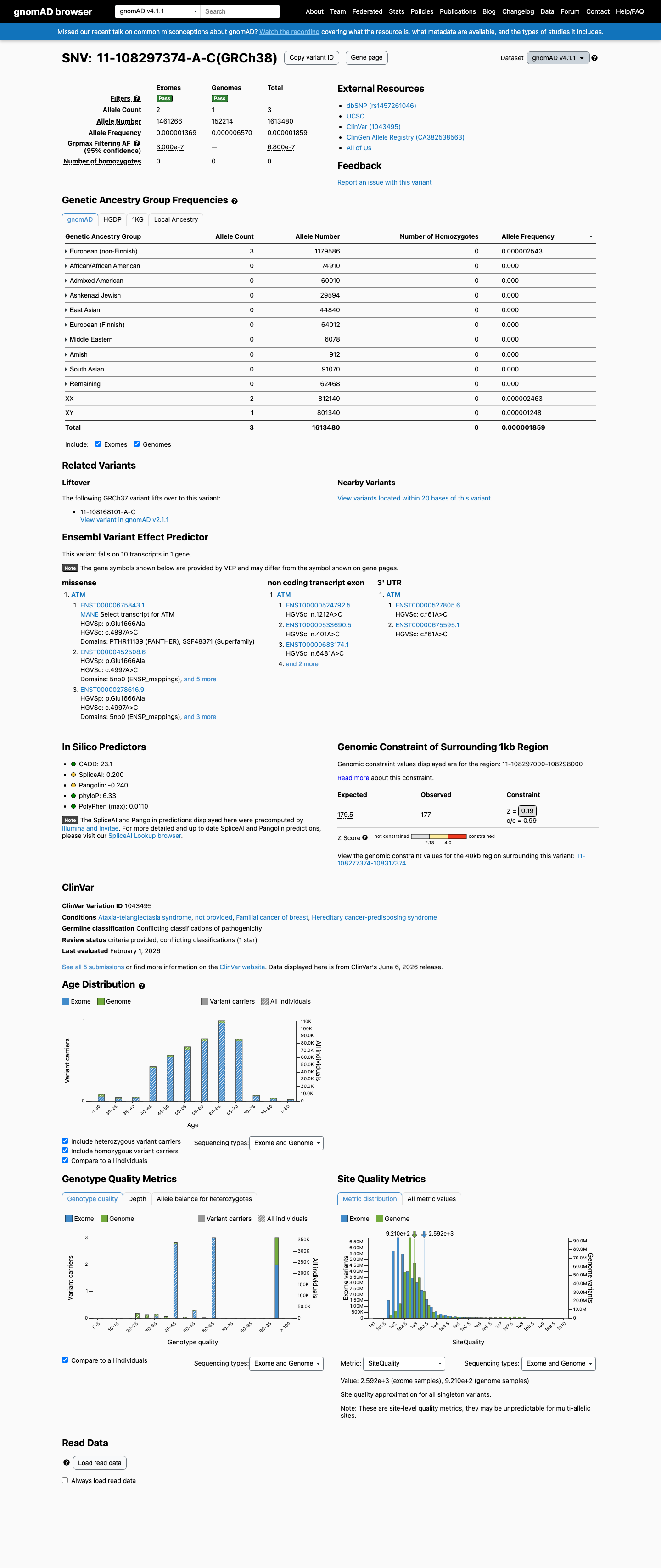 gnomAD v4.1 screenshot