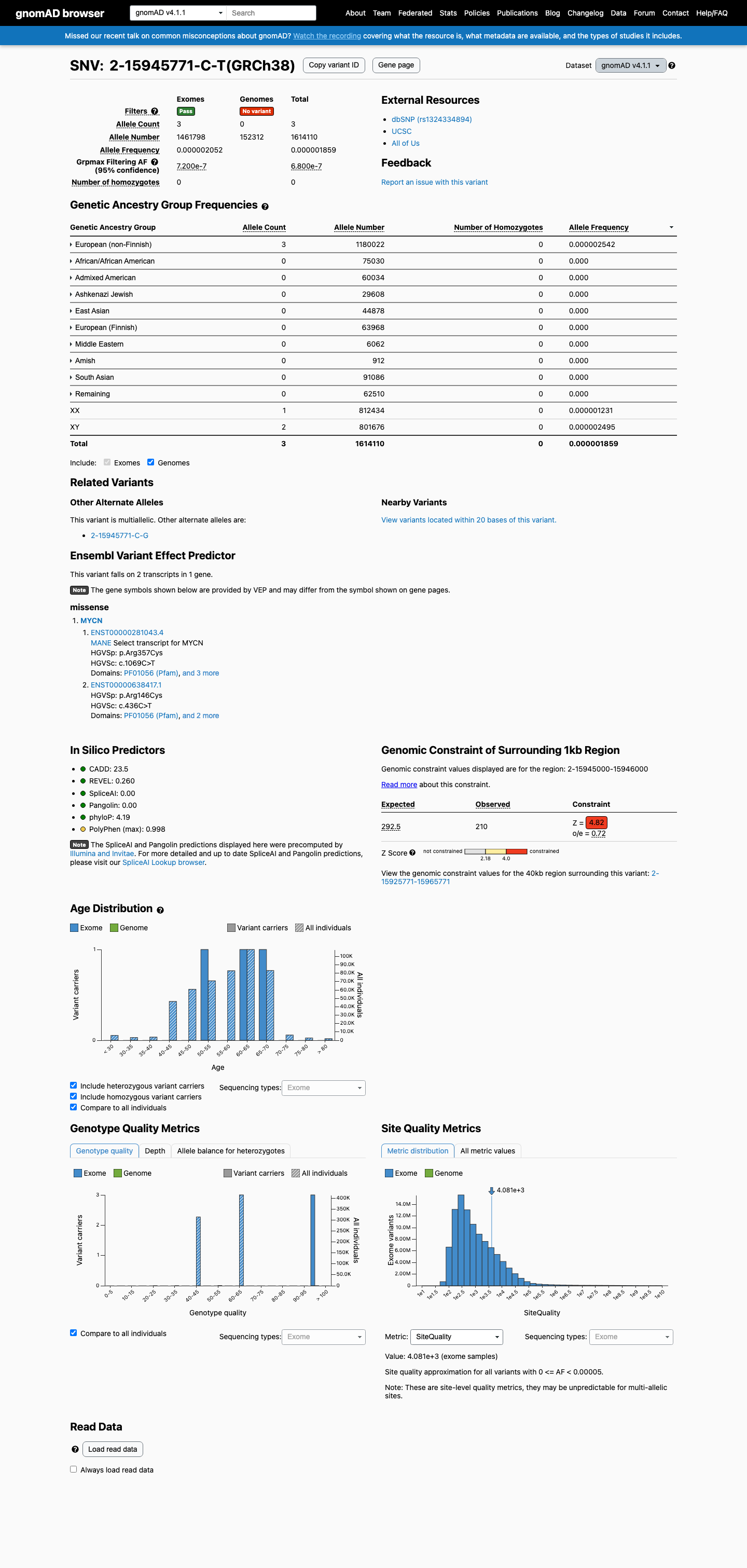 gnomAD v4.1 screenshot