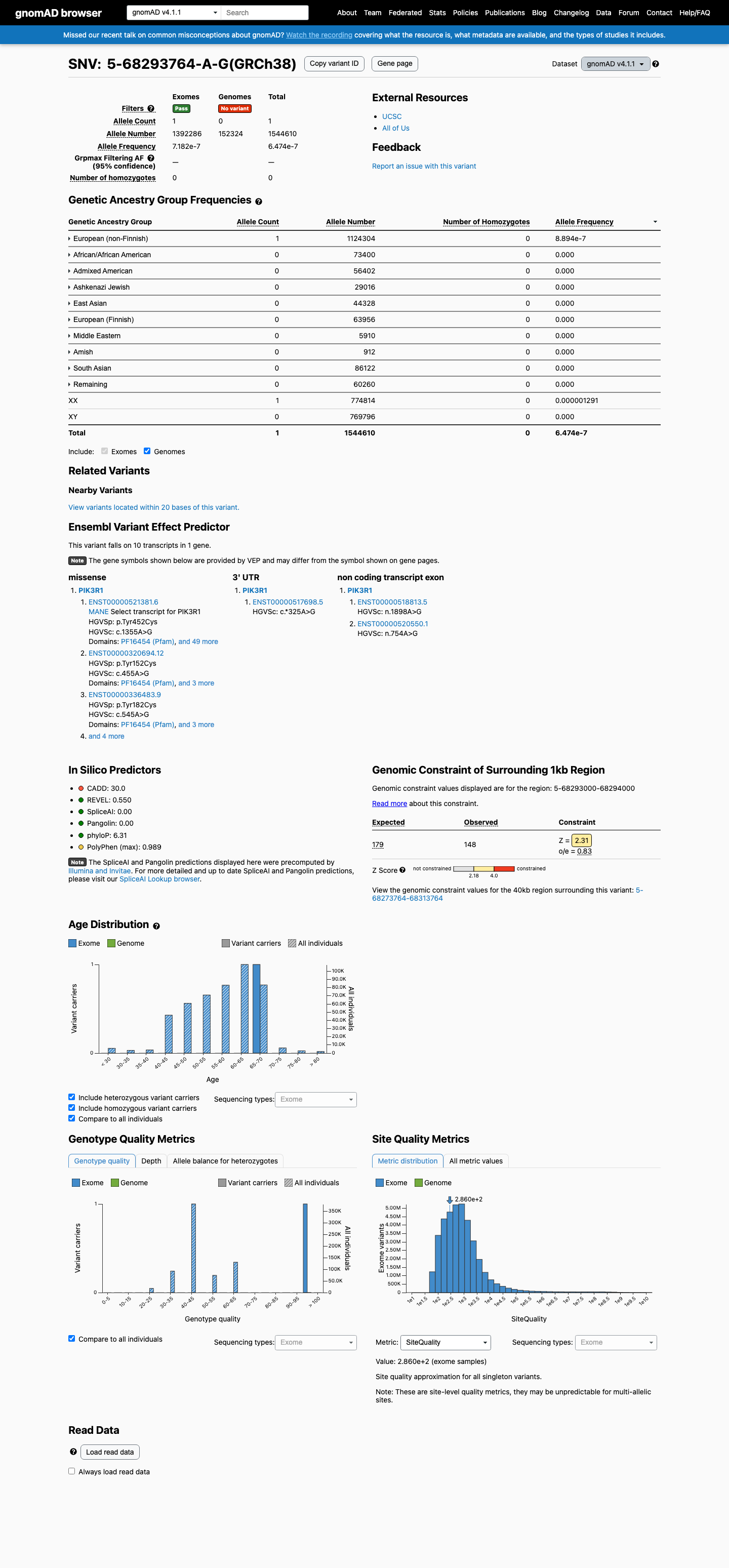 gnomAD v4.1 screenshot