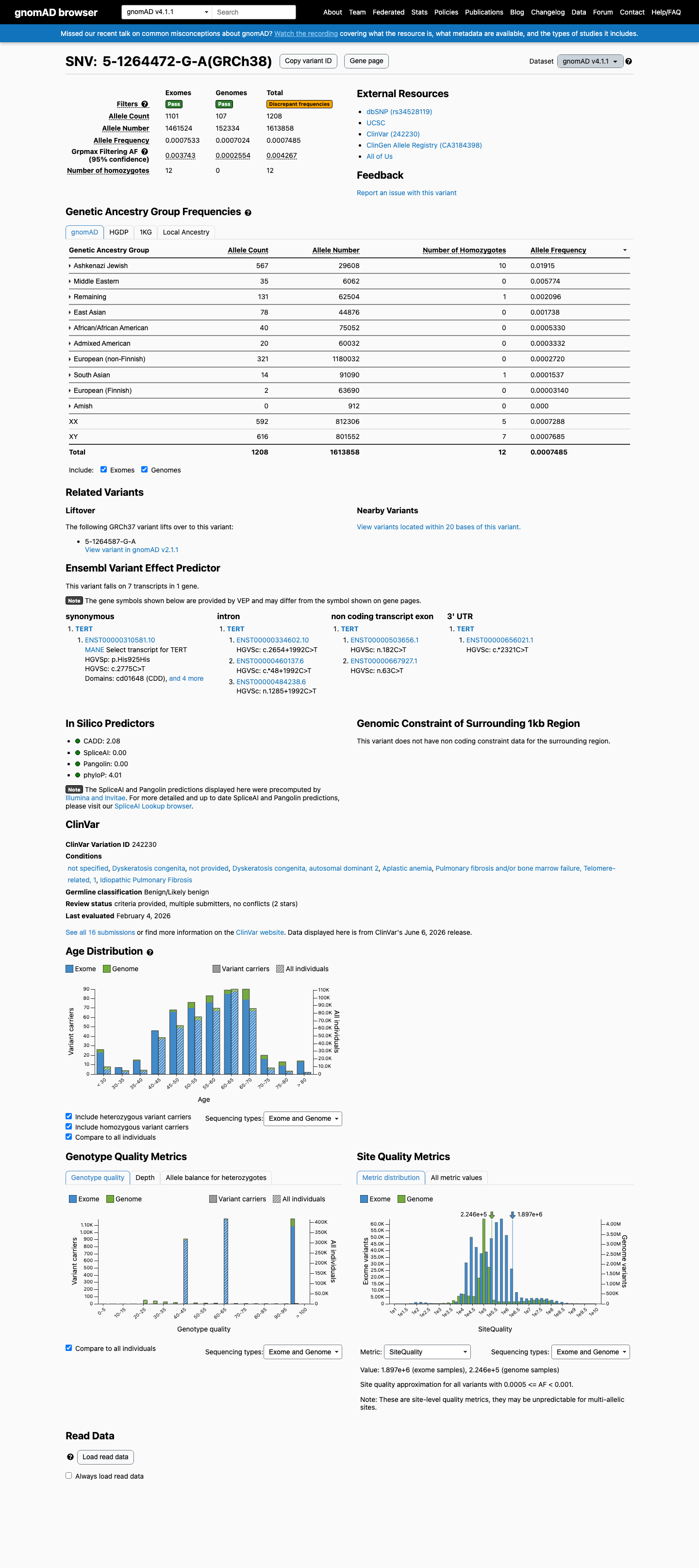 gnomAD v4.1 screenshot