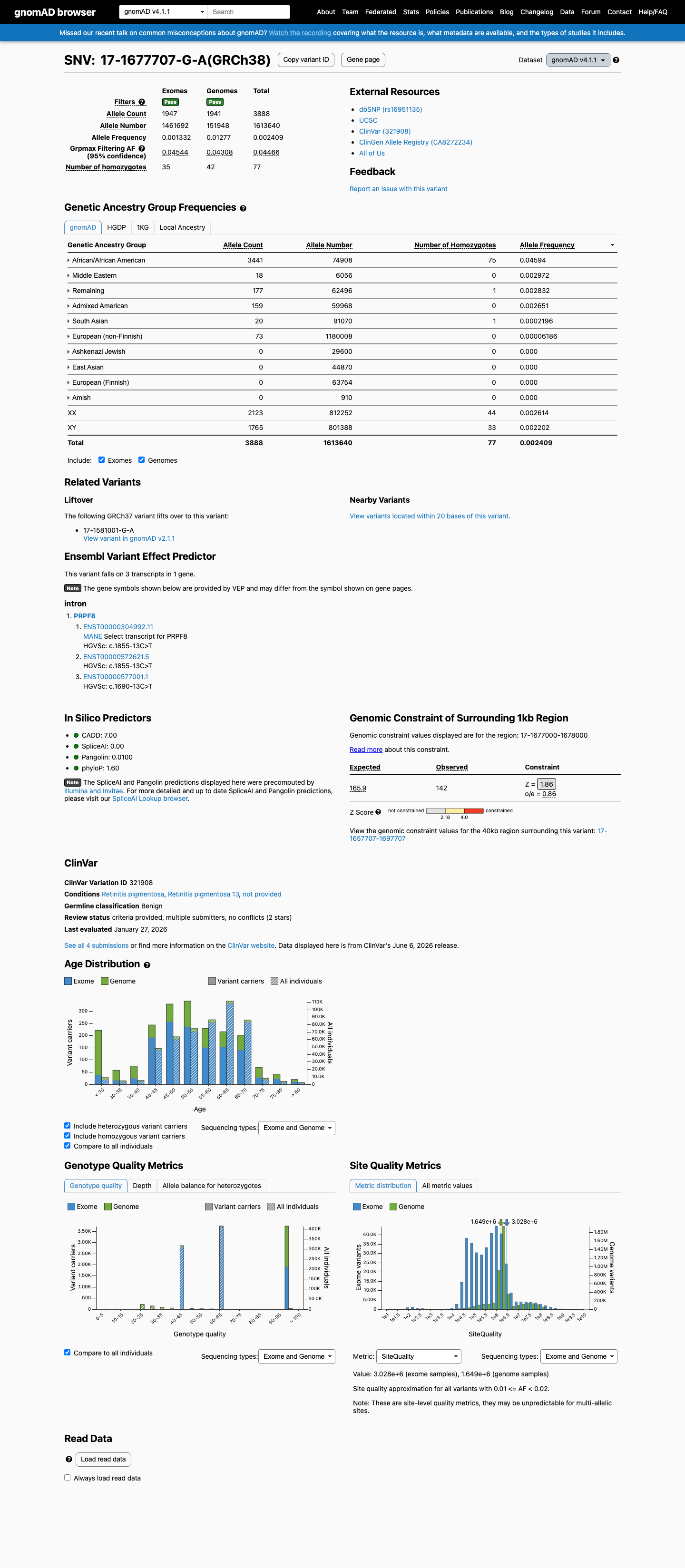 gnomAD v4.1 screenshot