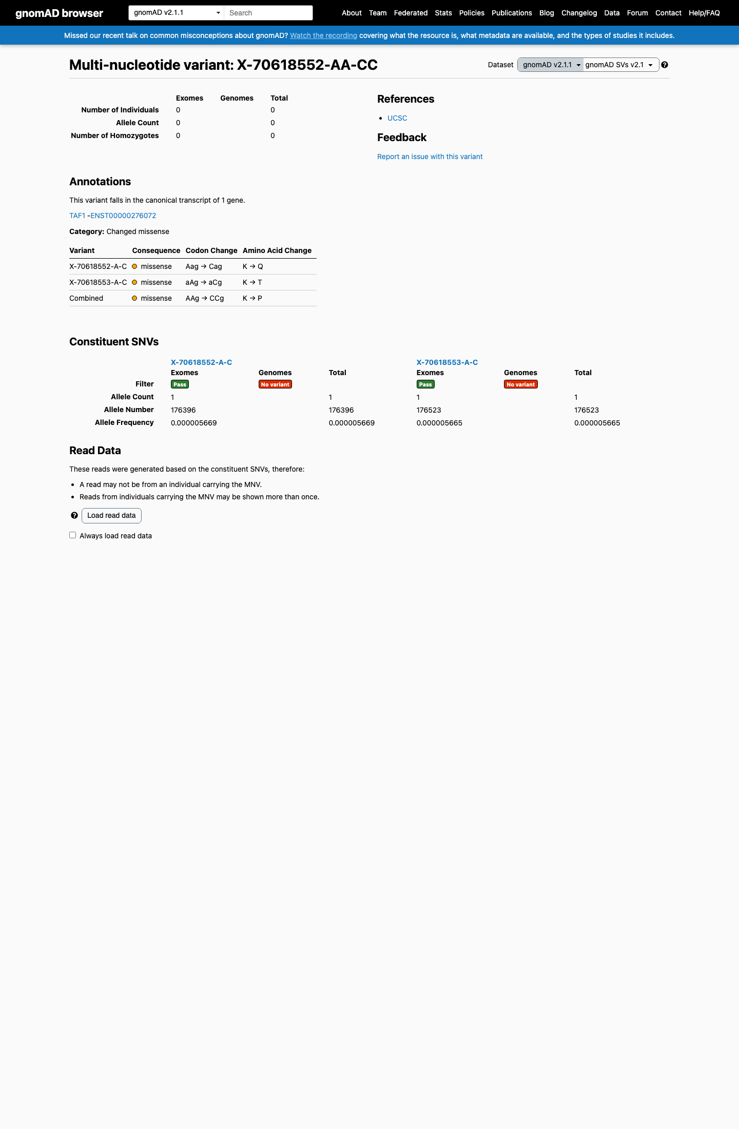gnomAD v2.1 screenshot