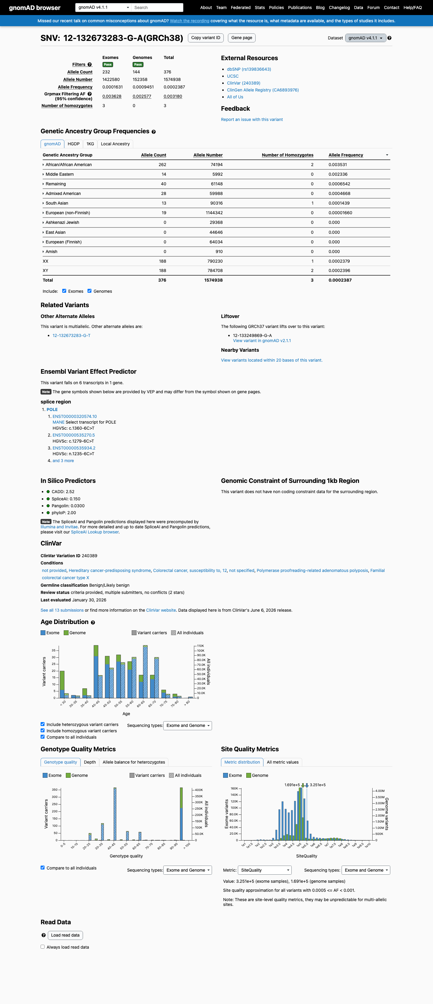 gnomAD v4.1 screenshot