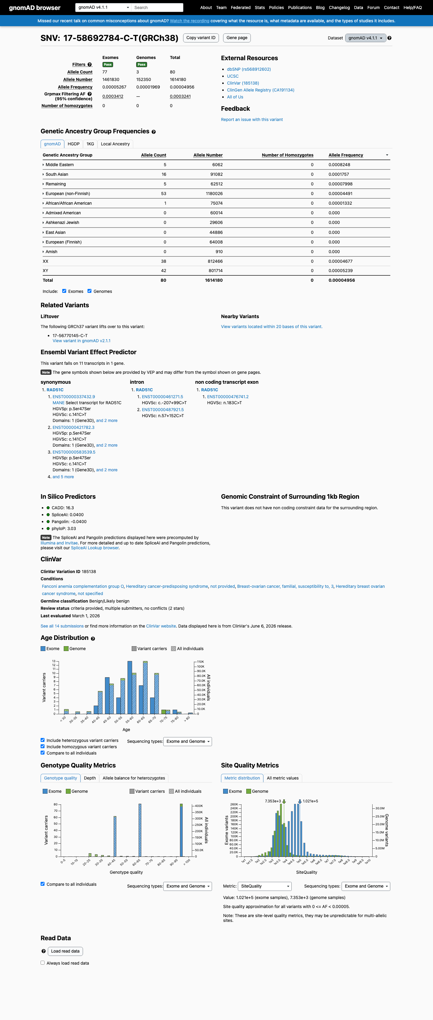 gnomAD v4.1 screenshot