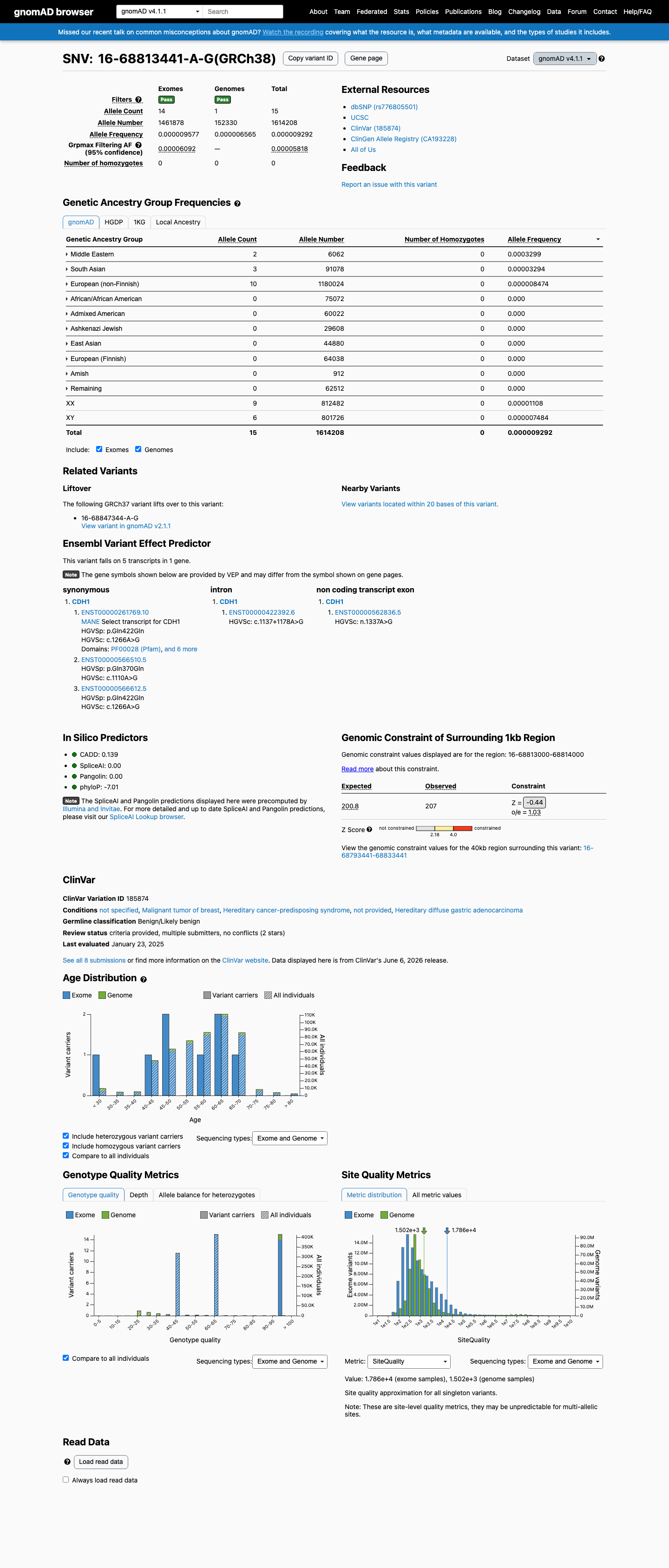 gnomAD v4.1 screenshot