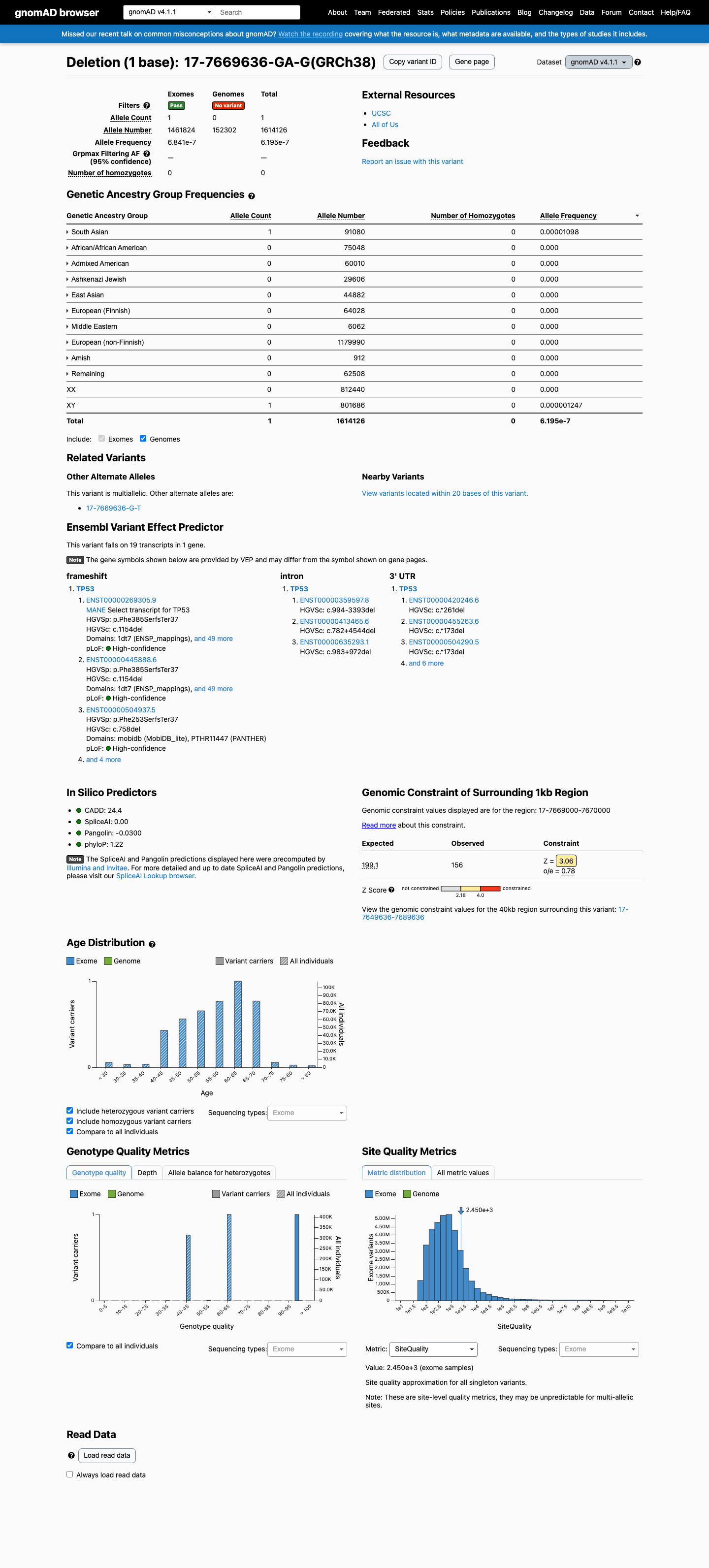 gnomAD v4.1 screenshot