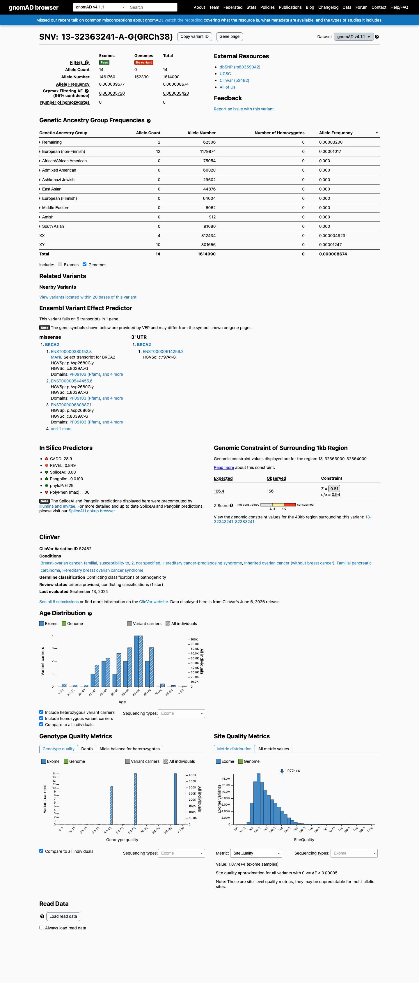 gnomAD v4.1 screenshot
