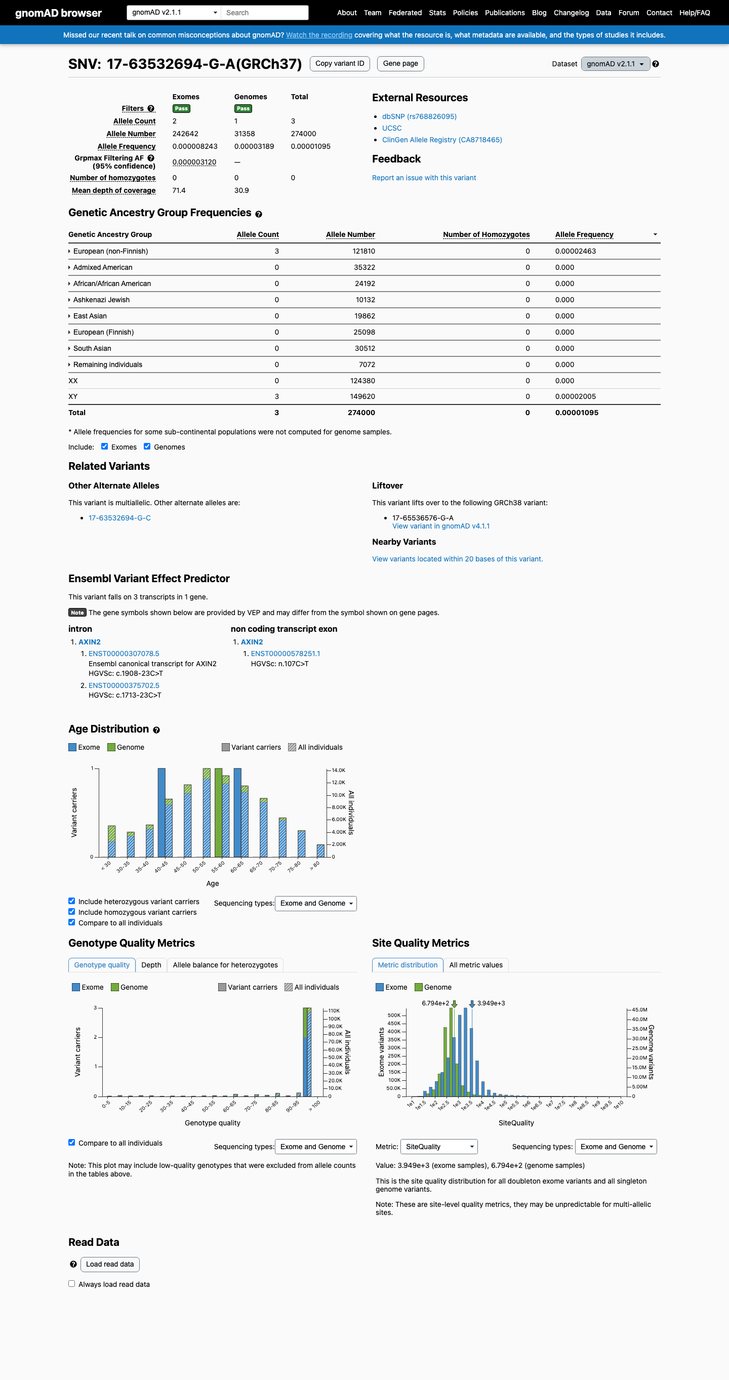 gnomAD v2.1 screenshot