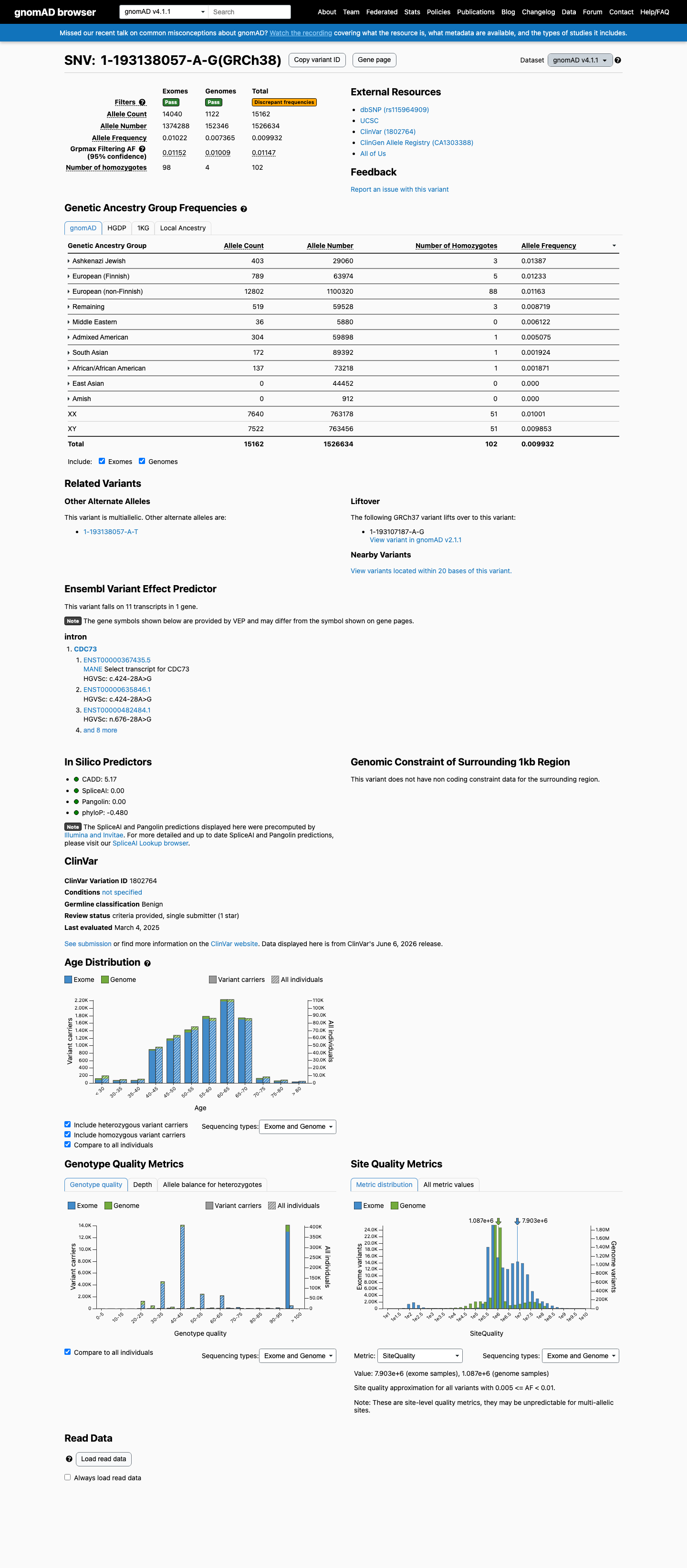 gnomAD v4.1 screenshot