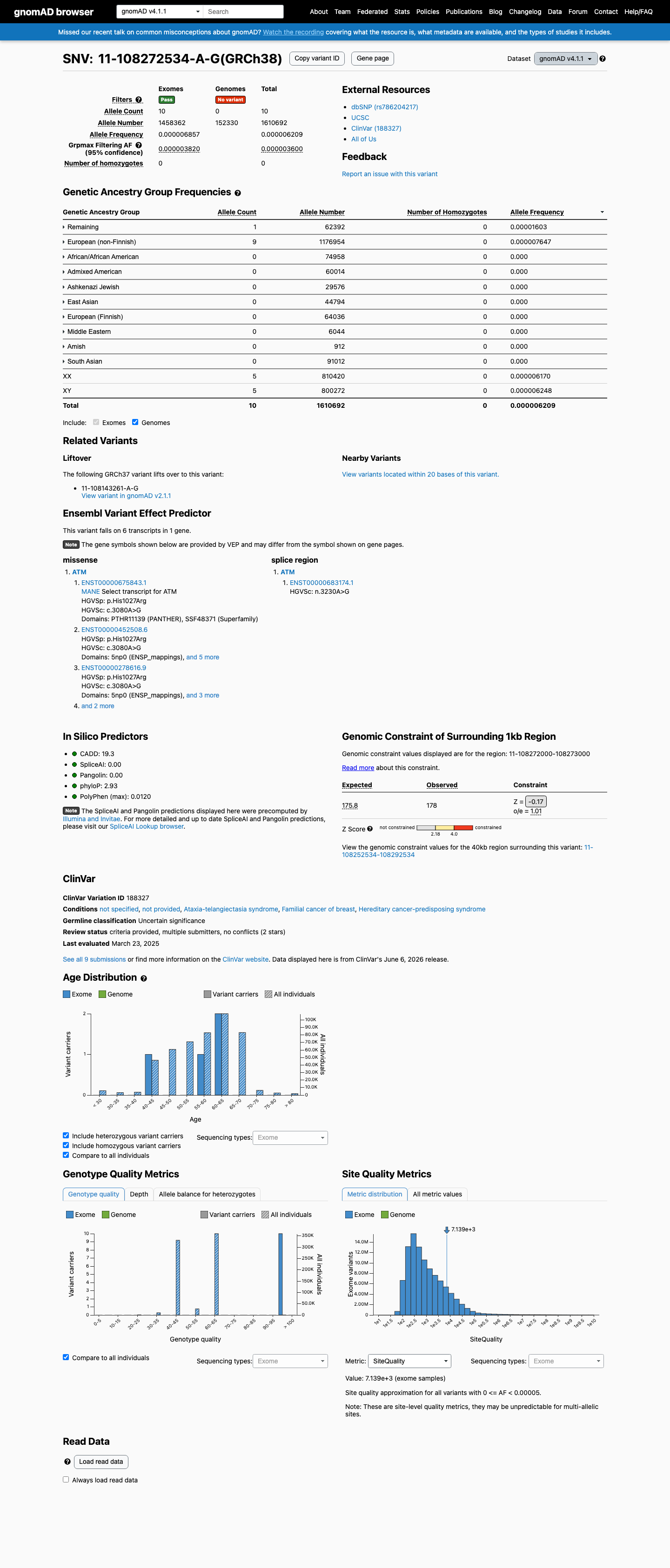 gnomAD v4.1 screenshot