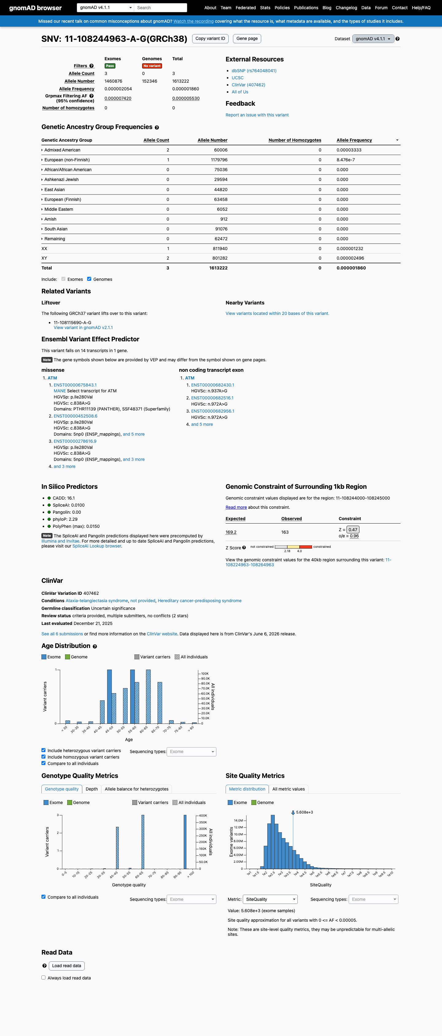 gnomAD v4.1 screenshot