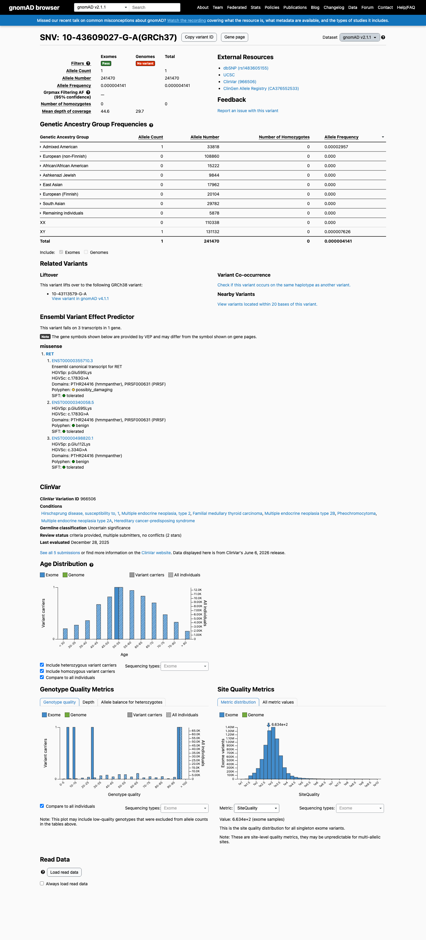 gnomAD v2.1 screenshot