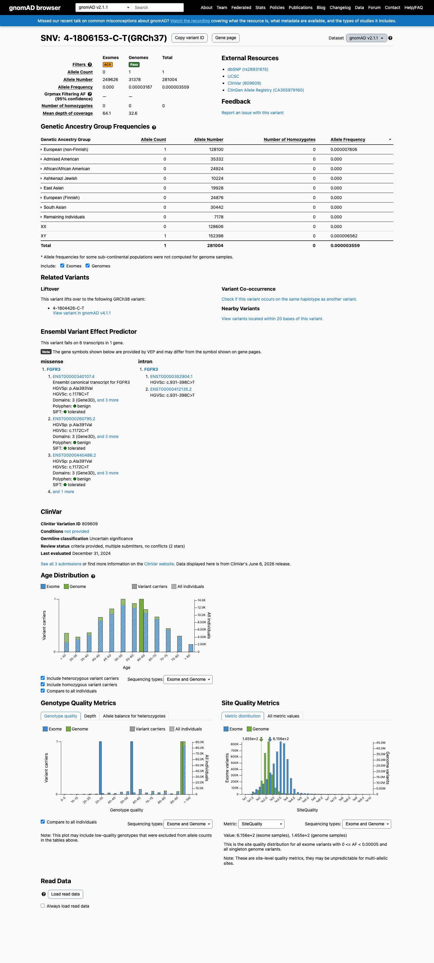 gnomAD v2.1 screenshot