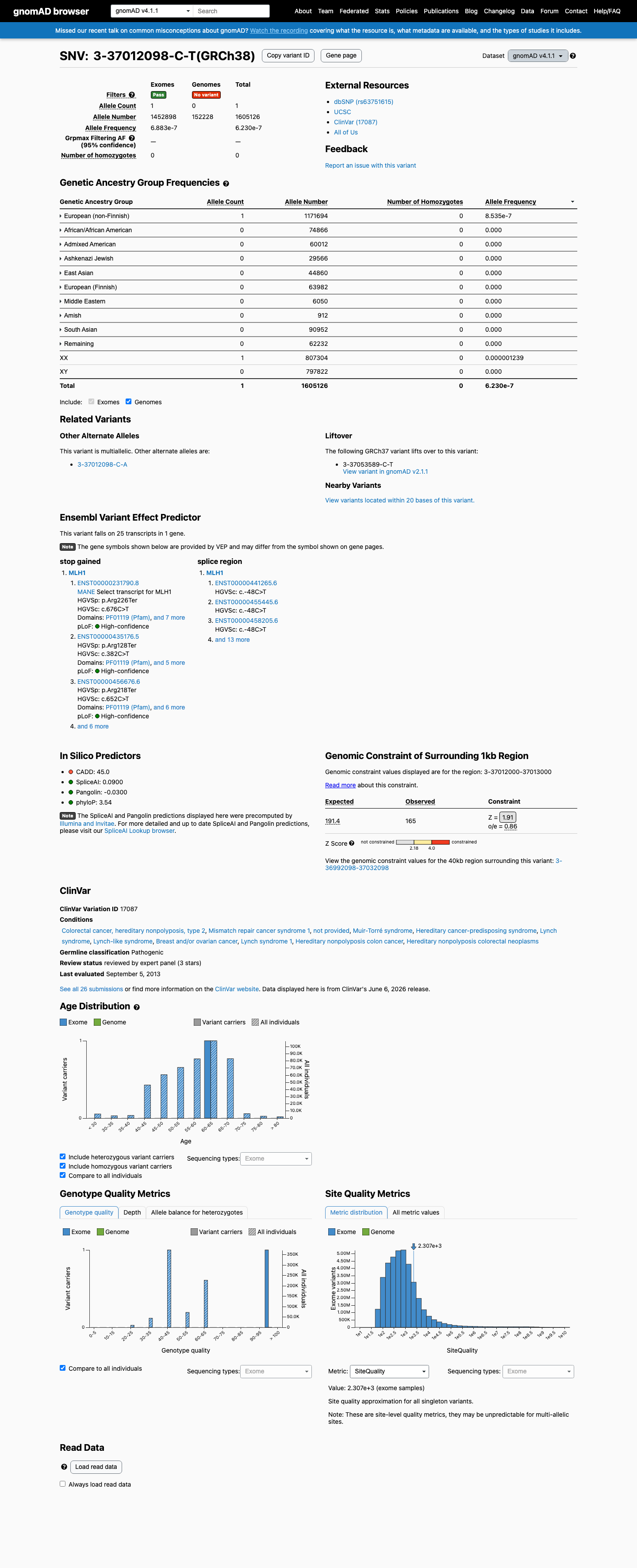 gnomAD v4.1 screenshot