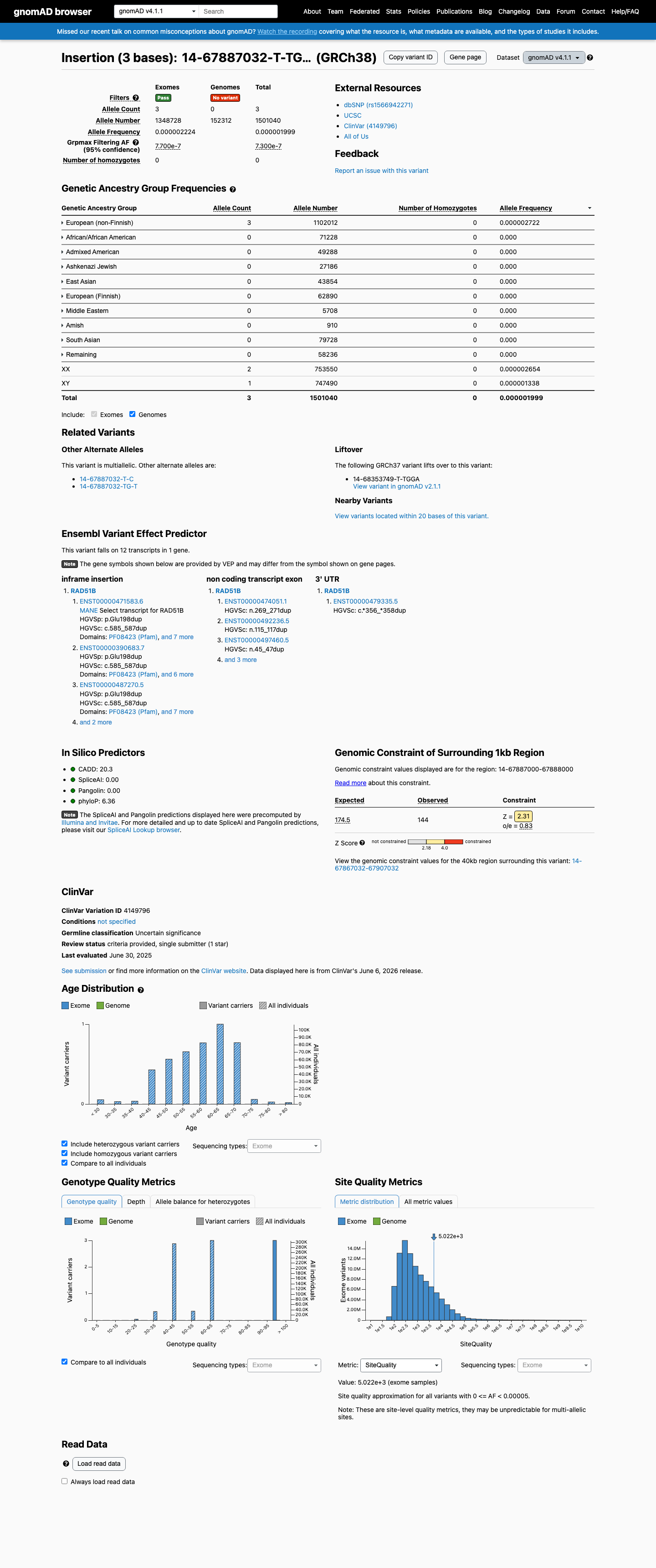 gnomAD v4.1 screenshot