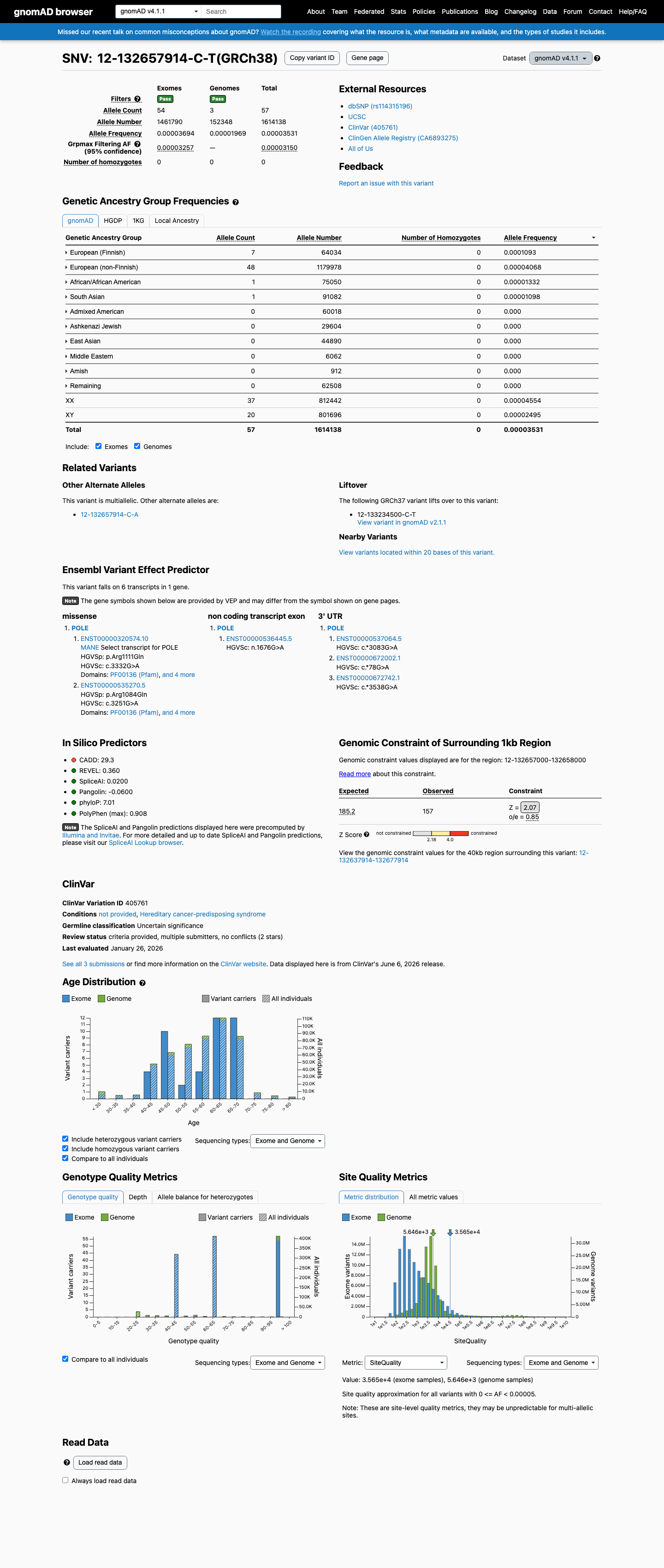 gnomAD v4.1 screenshot