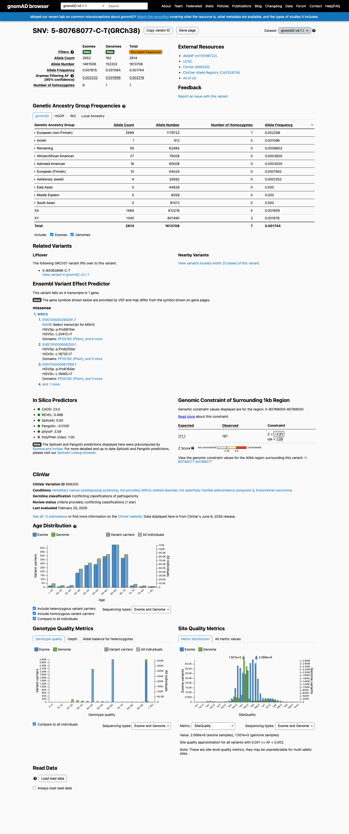 gnomAD v4.1 screenshot
