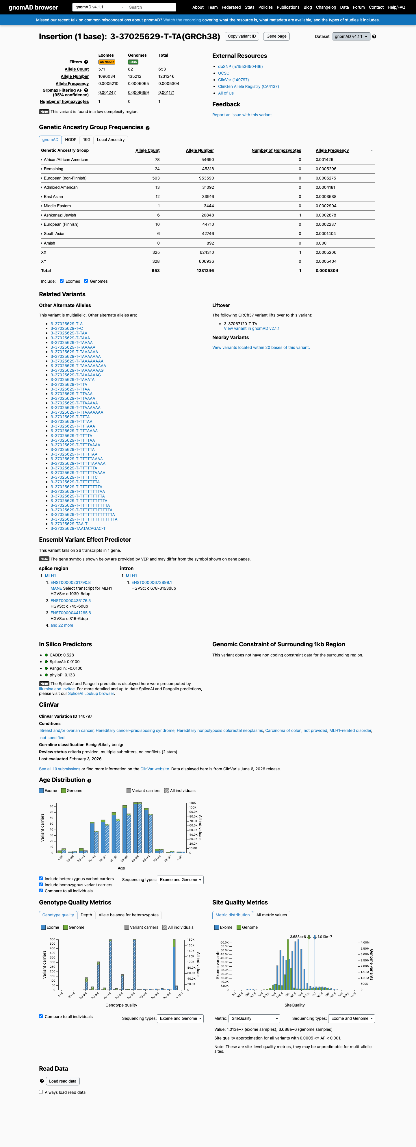 gnomAD v4.1 screenshot