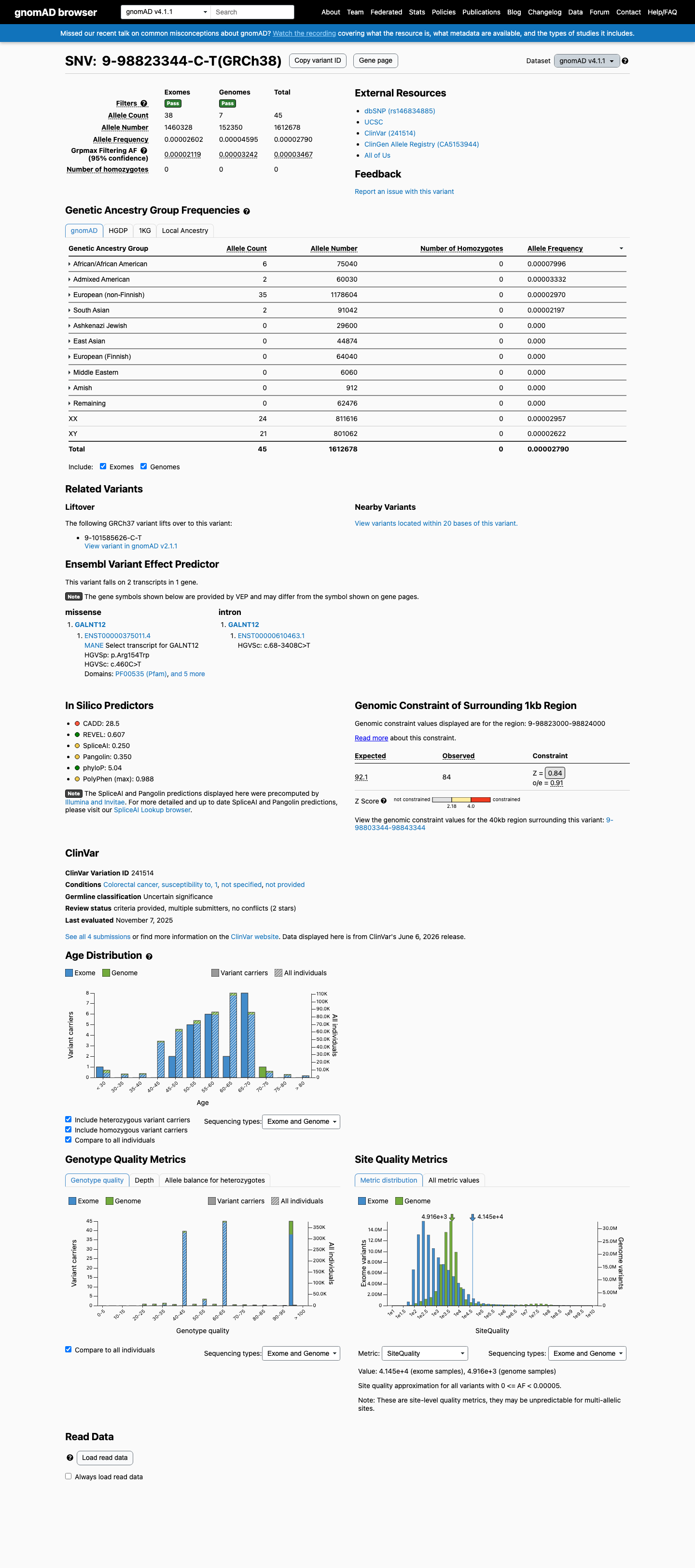gnomAD v4.1 screenshot