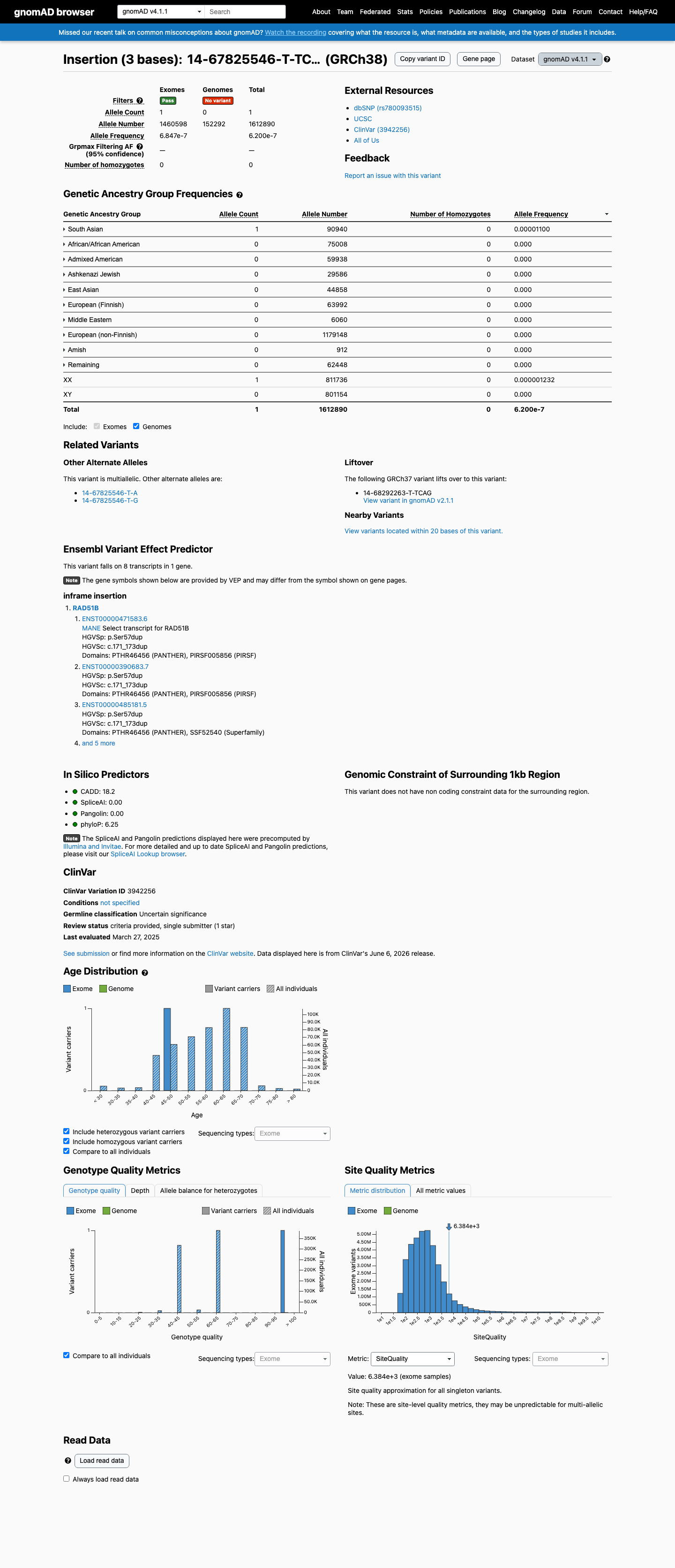 gnomAD v4.1 screenshot