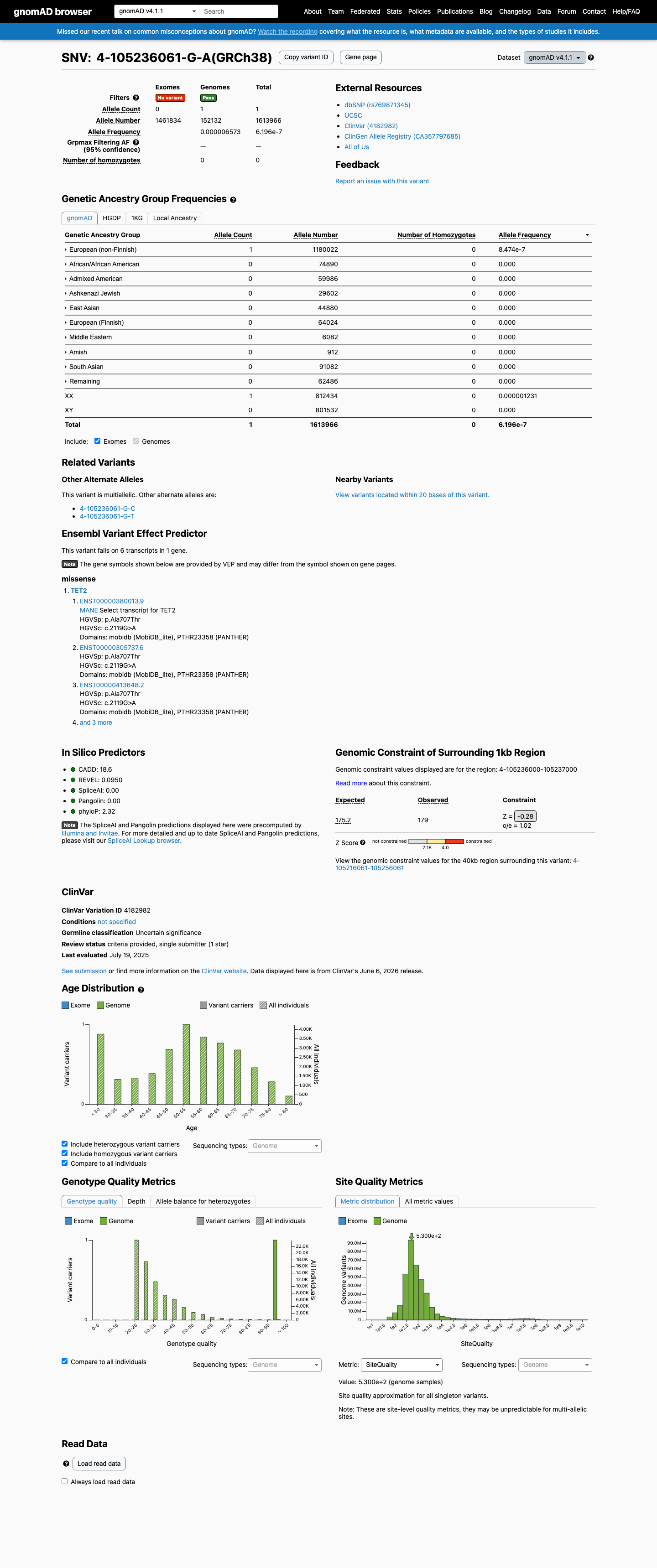 gnomAD v4.1 screenshot