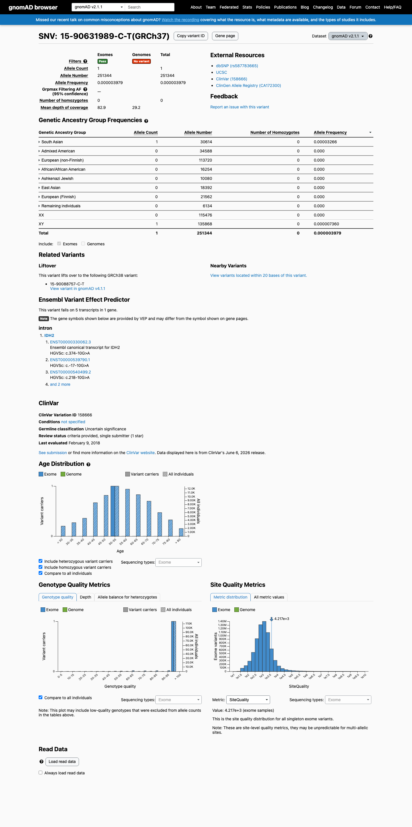 gnomAD v2.1 screenshot