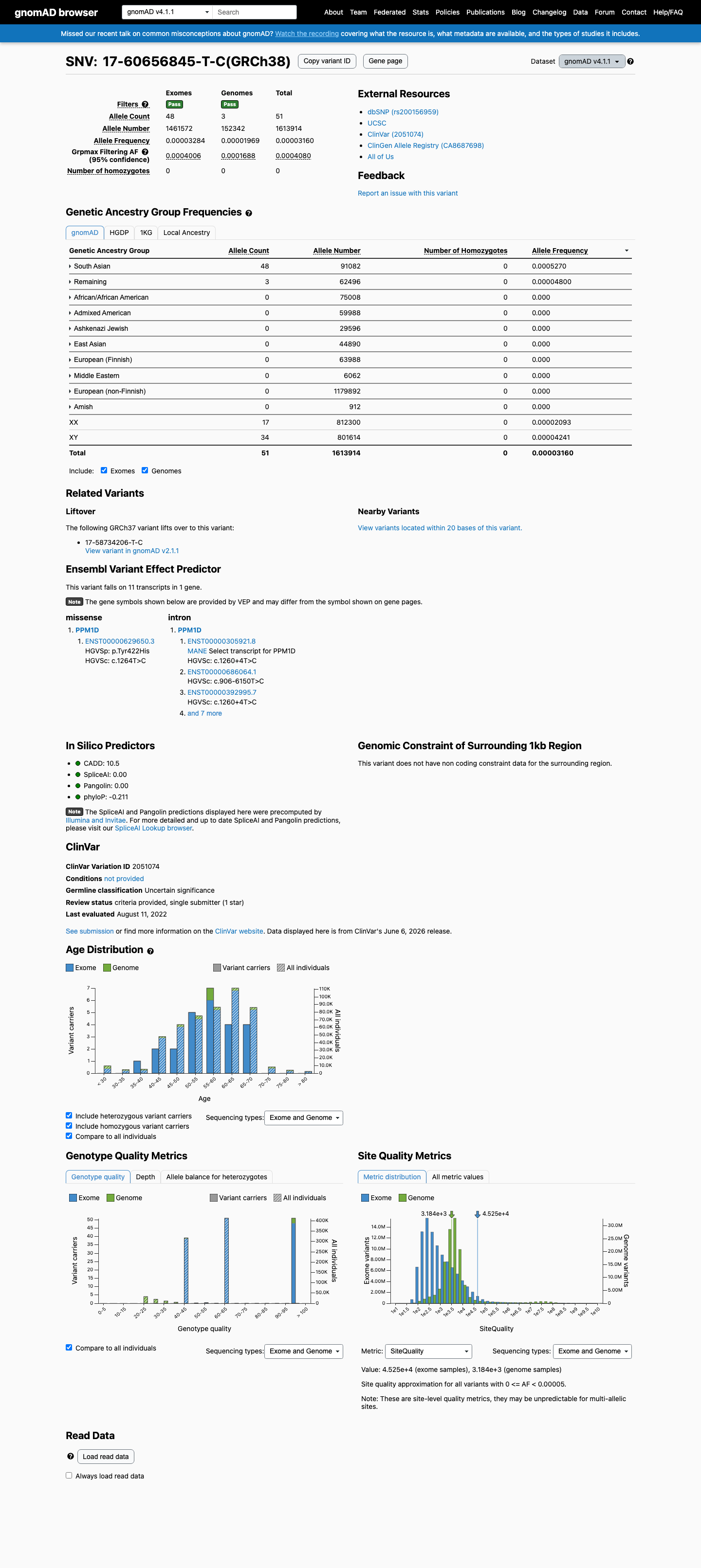 gnomAD v4.1 screenshot