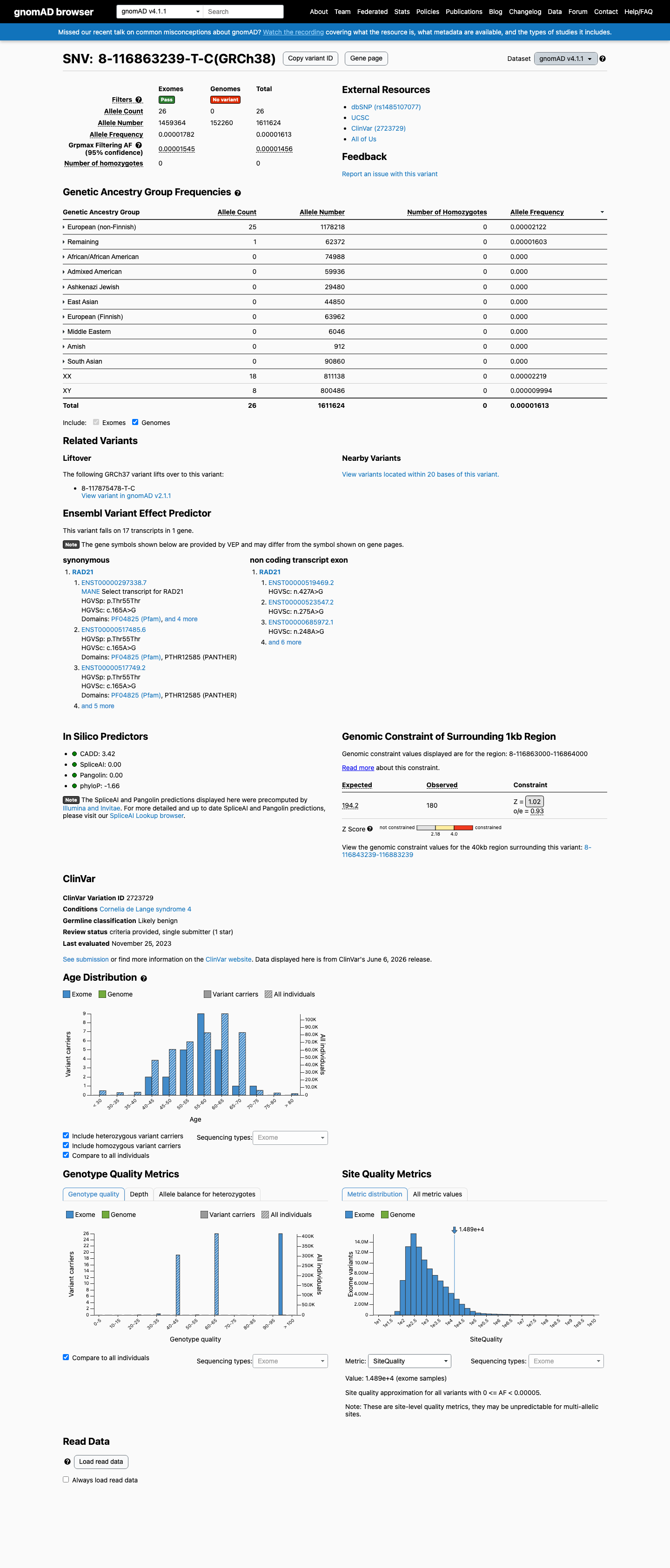 gnomAD v4.1 screenshot