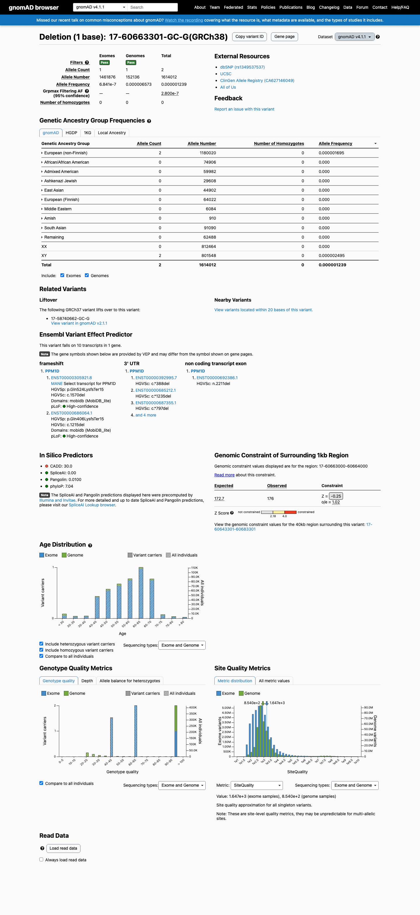 gnomAD v4.1 screenshot