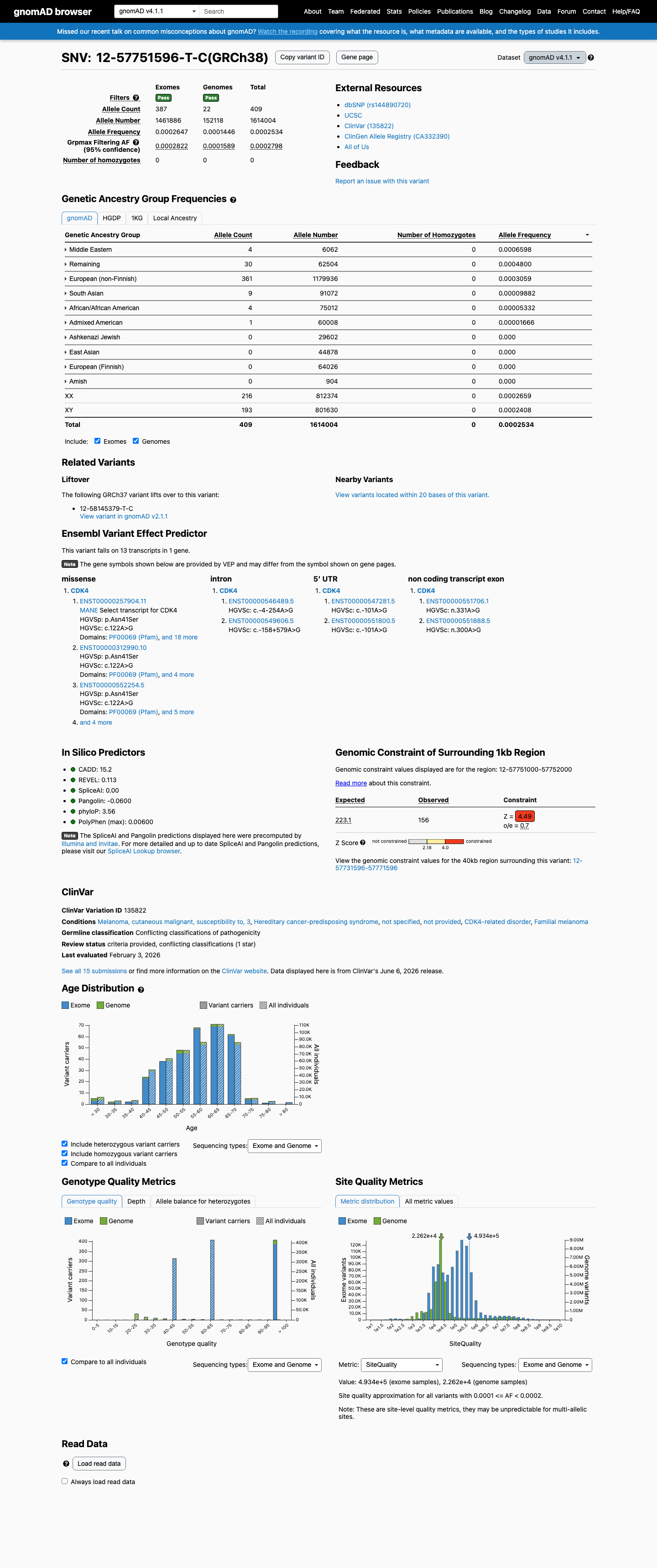gnomAD v4.1 screenshot