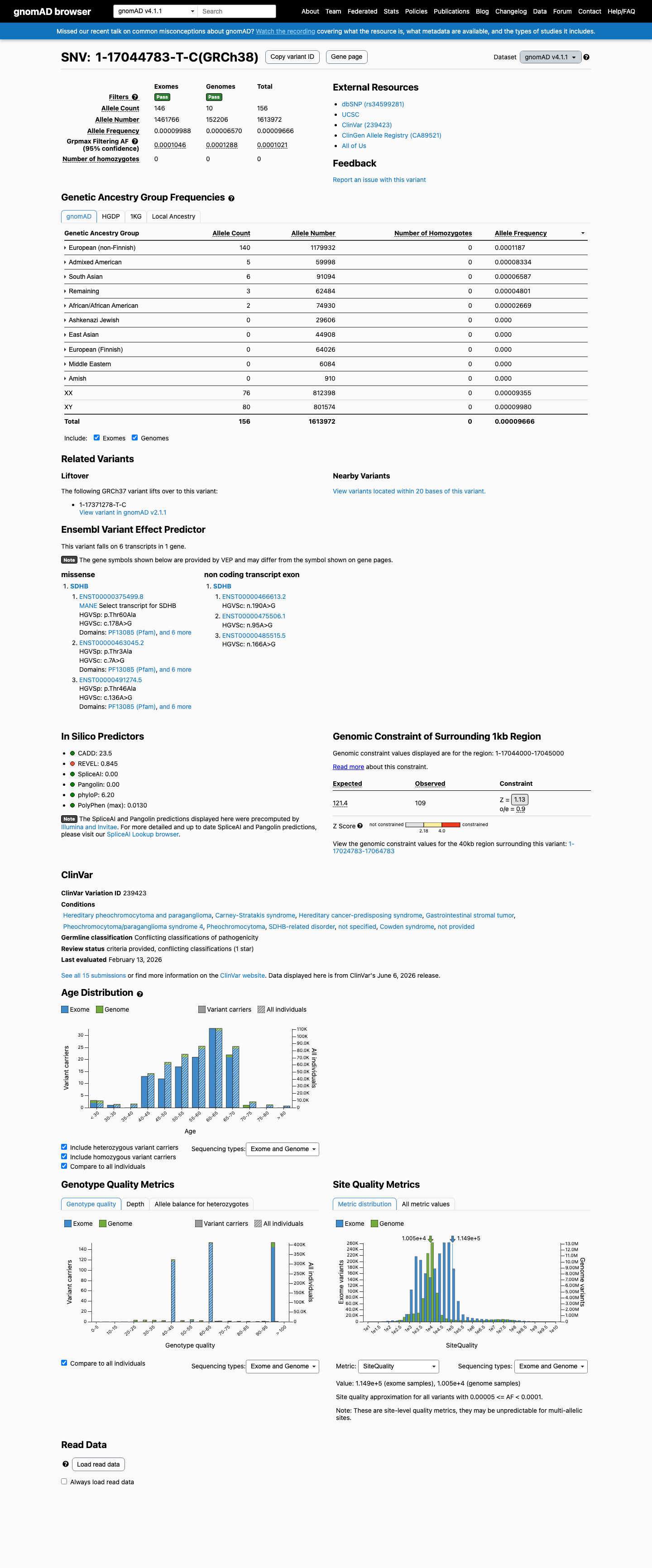 gnomAD v4.1 screenshot