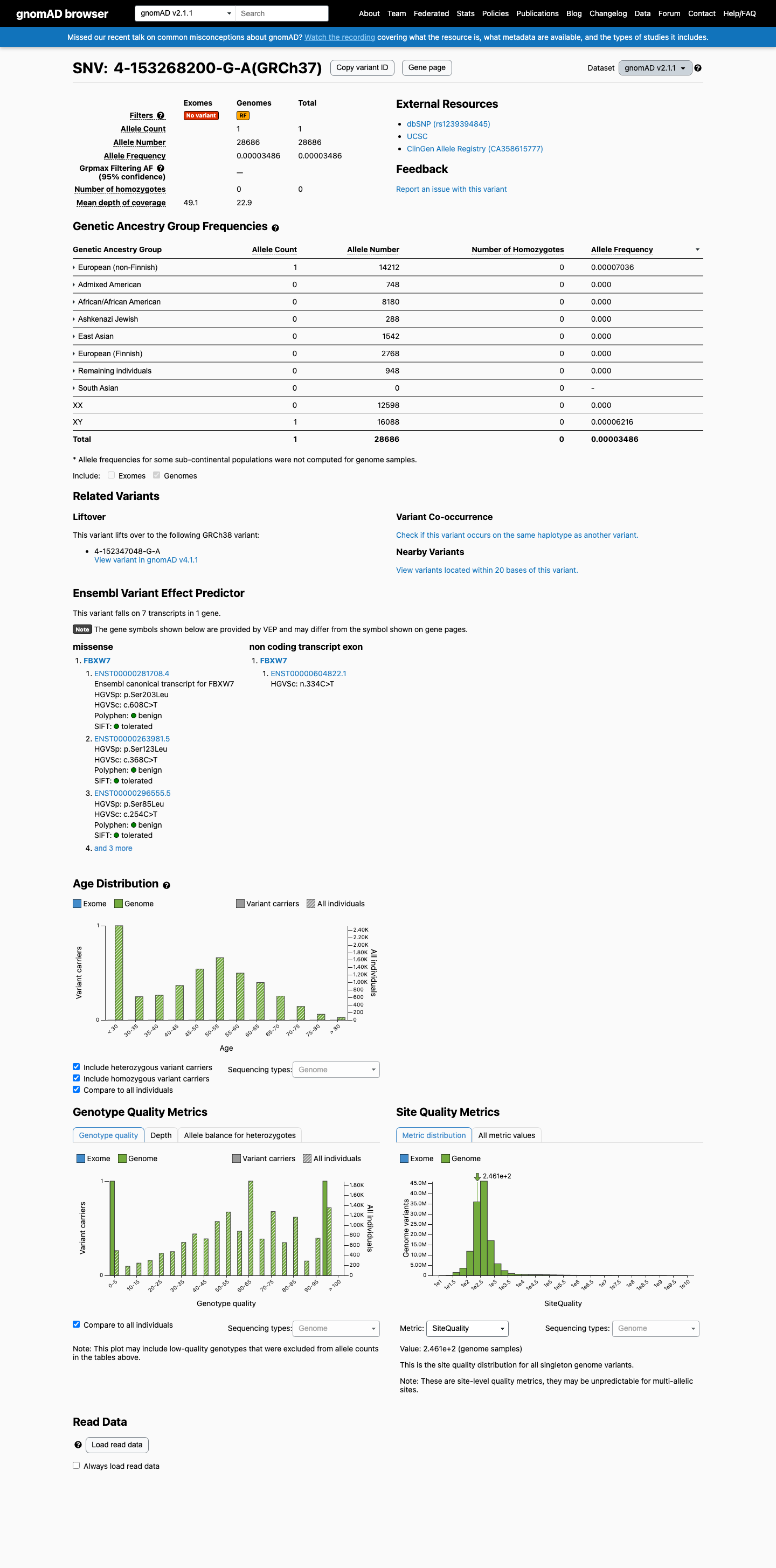 gnomAD v2.1 screenshot