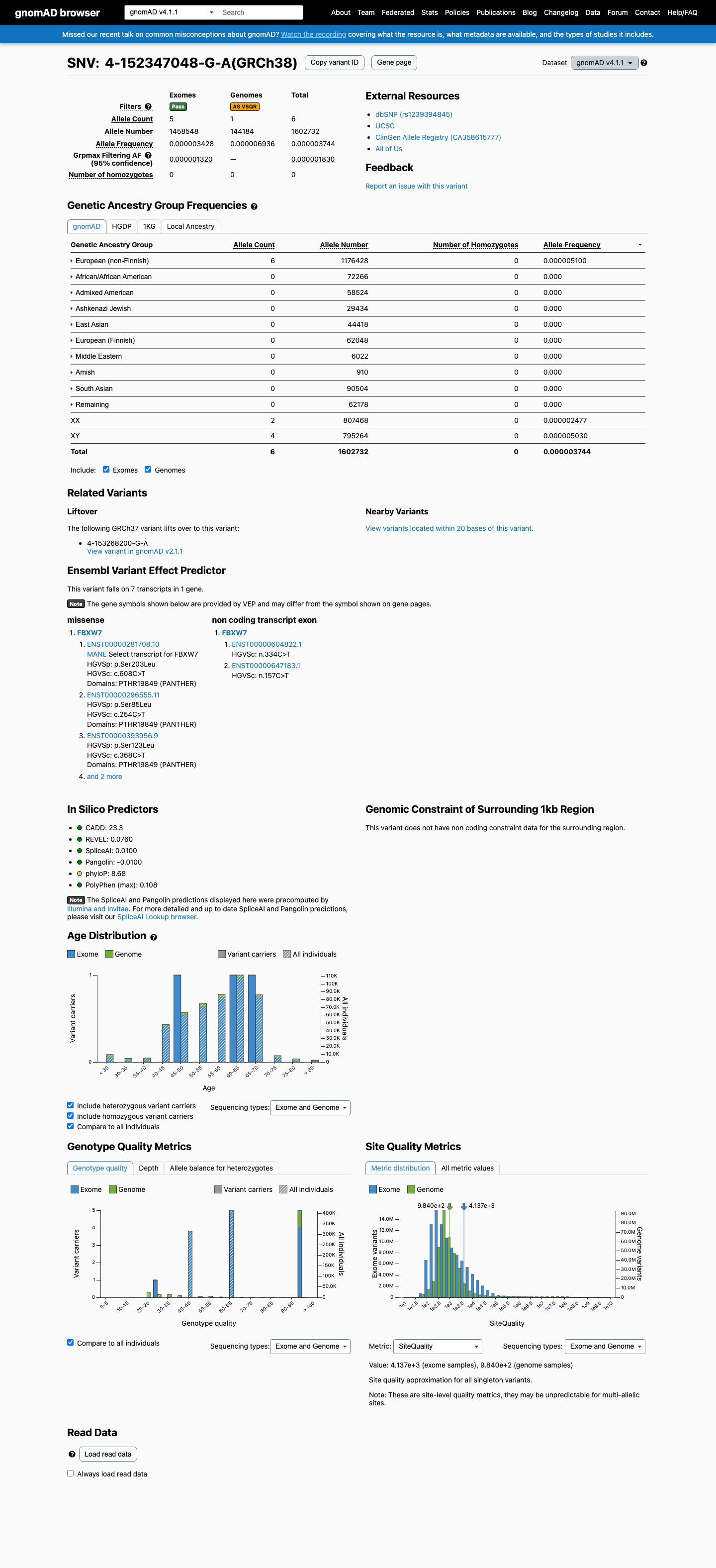 gnomAD v4.1 screenshot