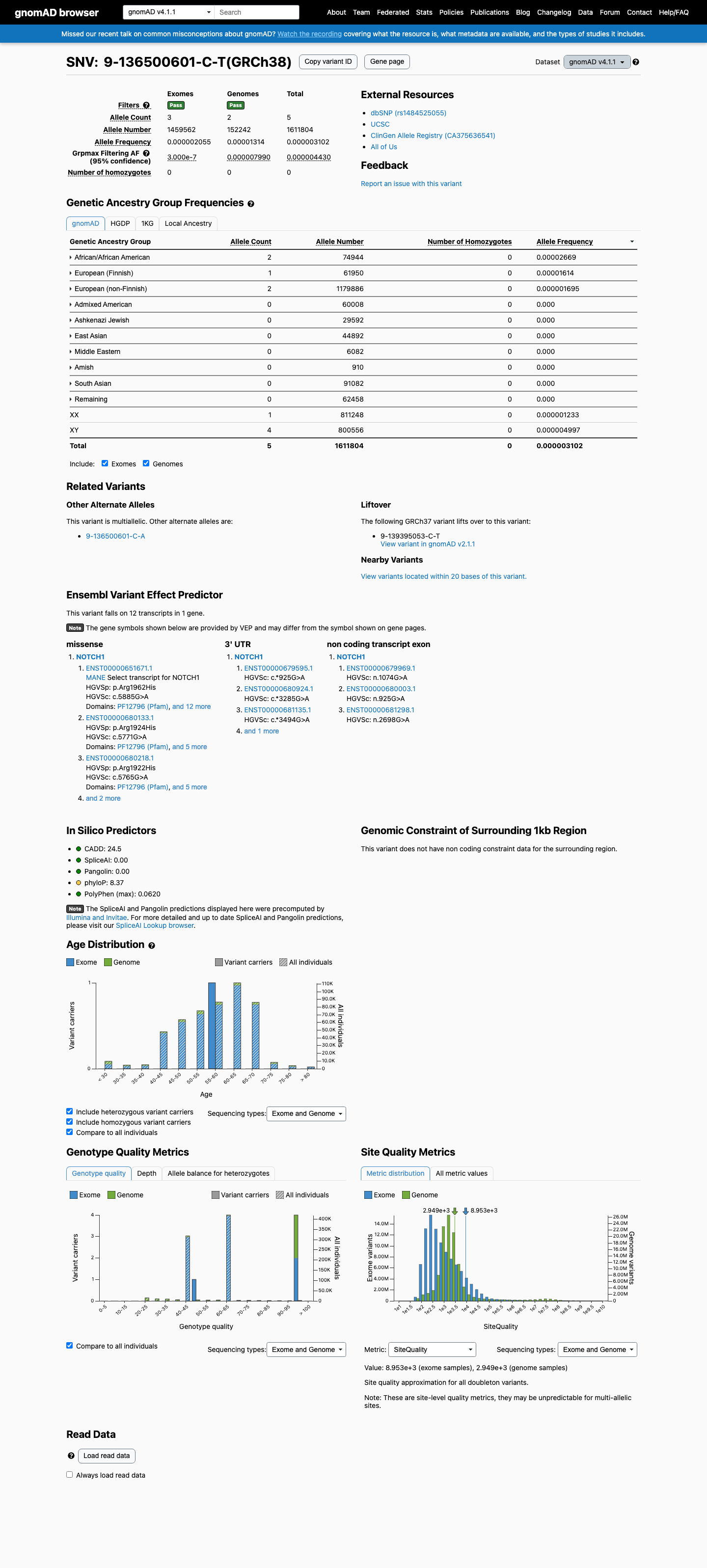 gnomAD v4.1 screenshot