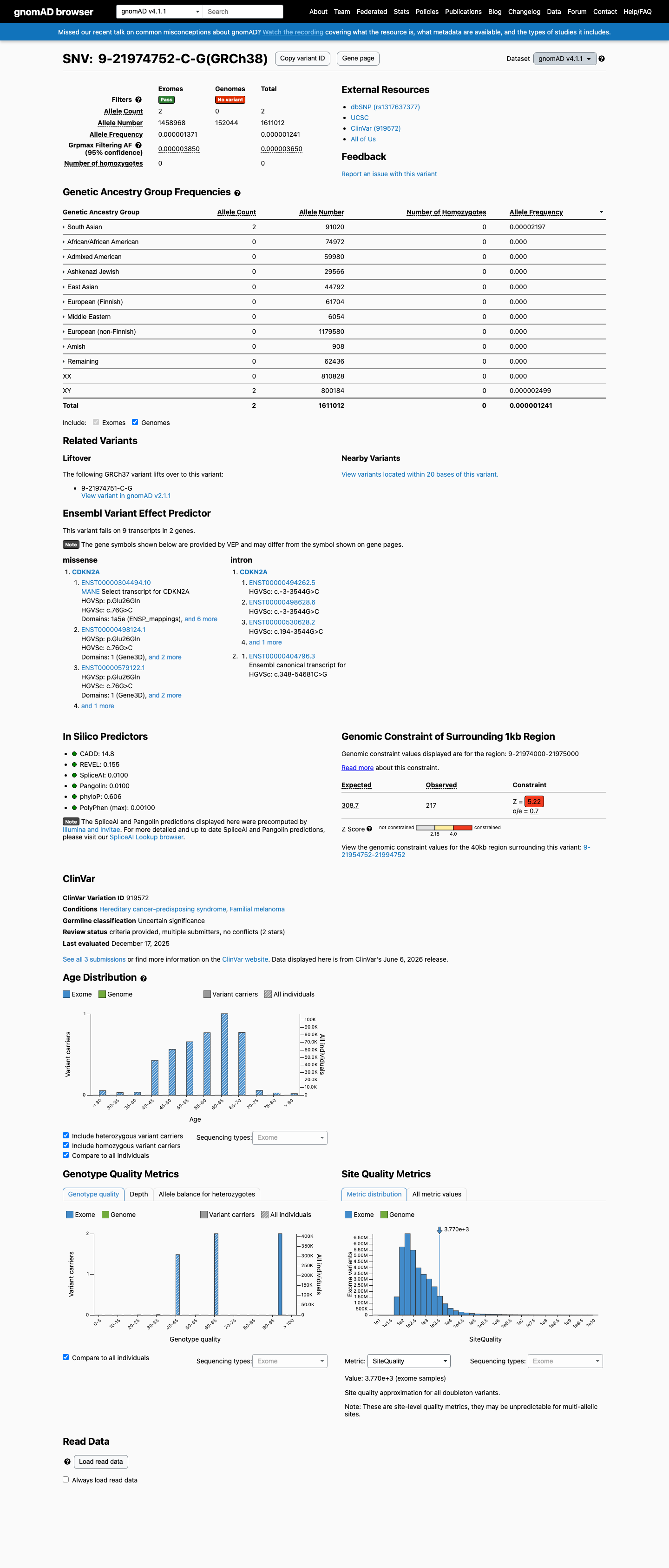 gnomAD v4.1 screenshot