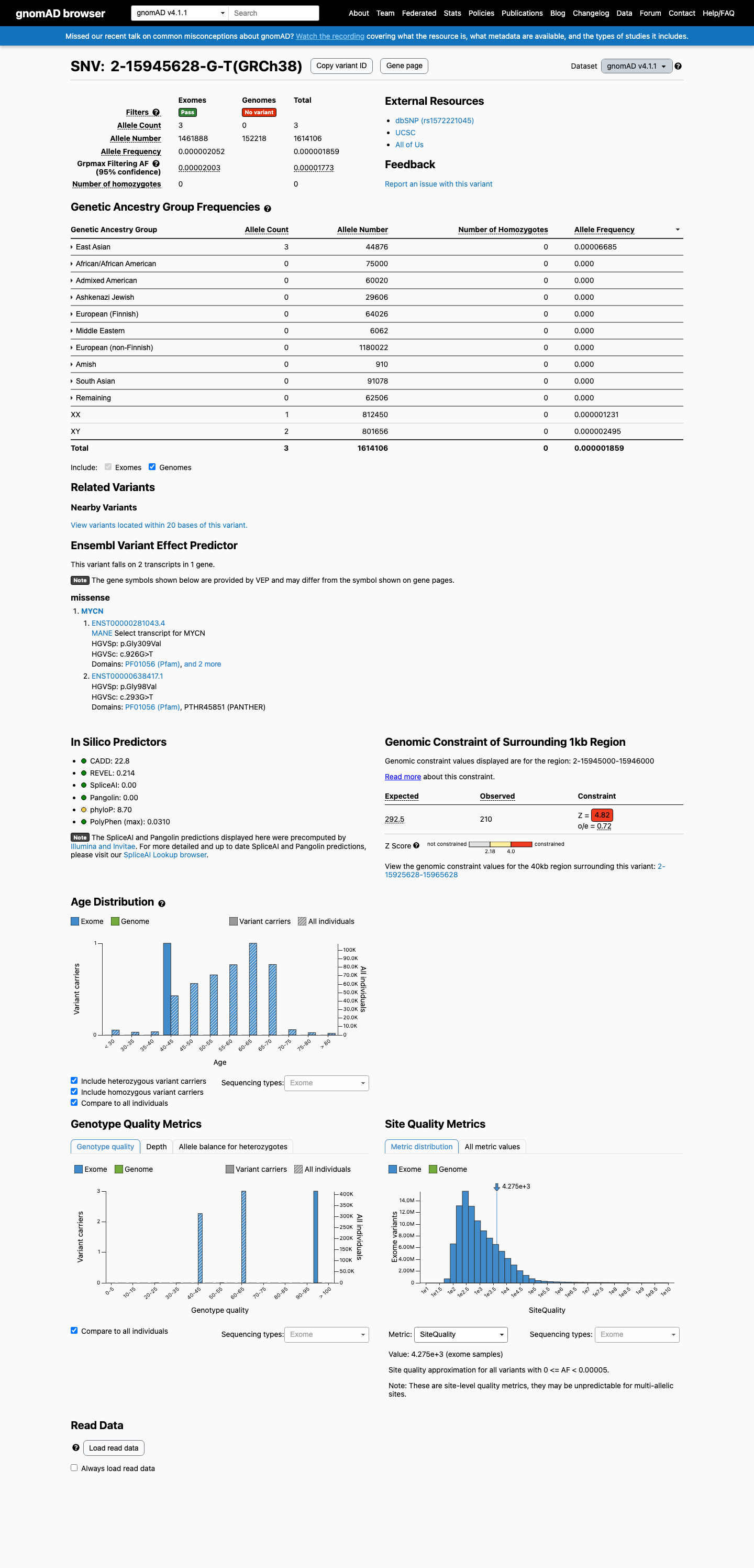 gnomAD v4.1 screenshot