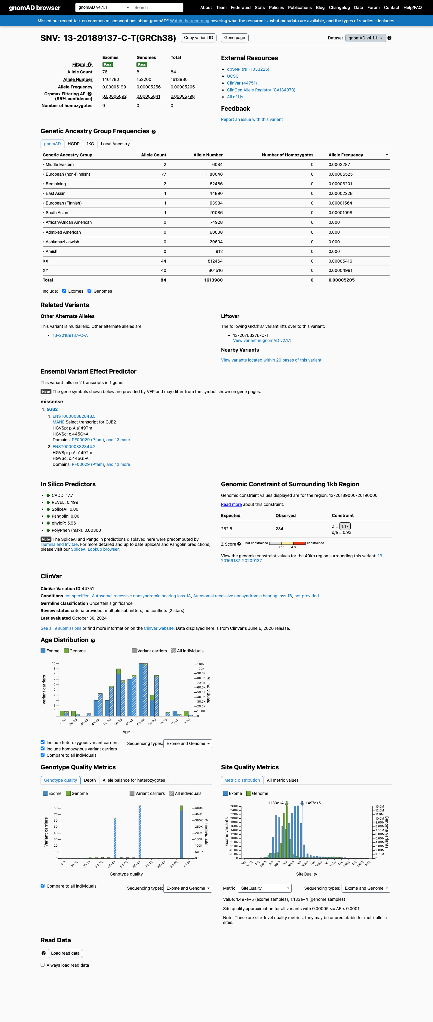 gnomAD v4.1 screenshot