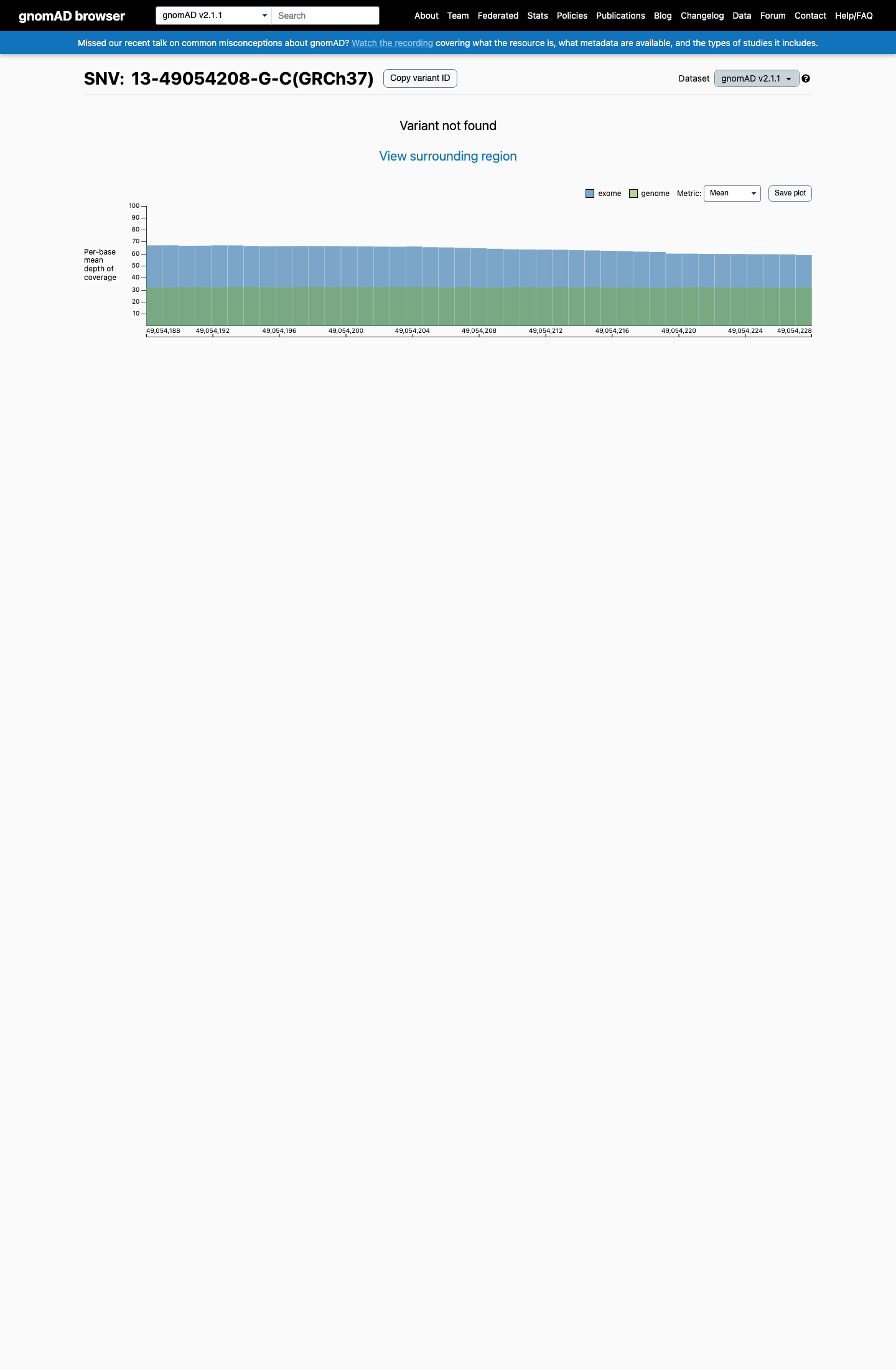 gnomAD v2.1 screenshot