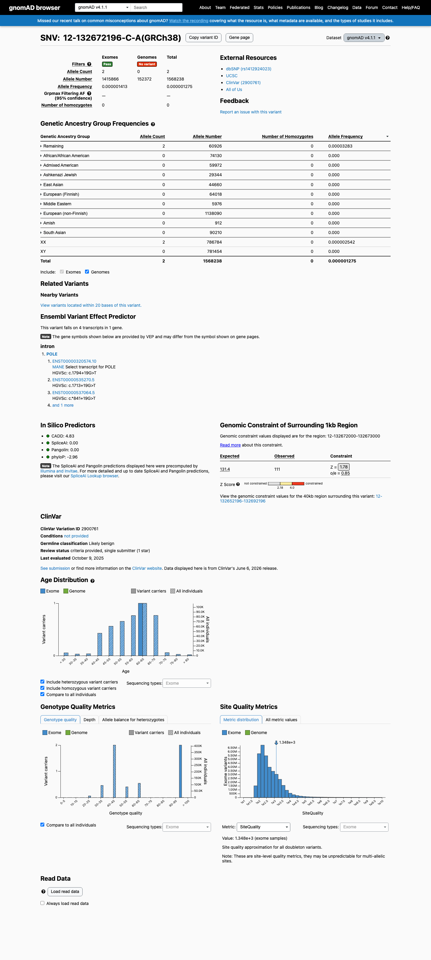 gnomAD v4.1 screenshot