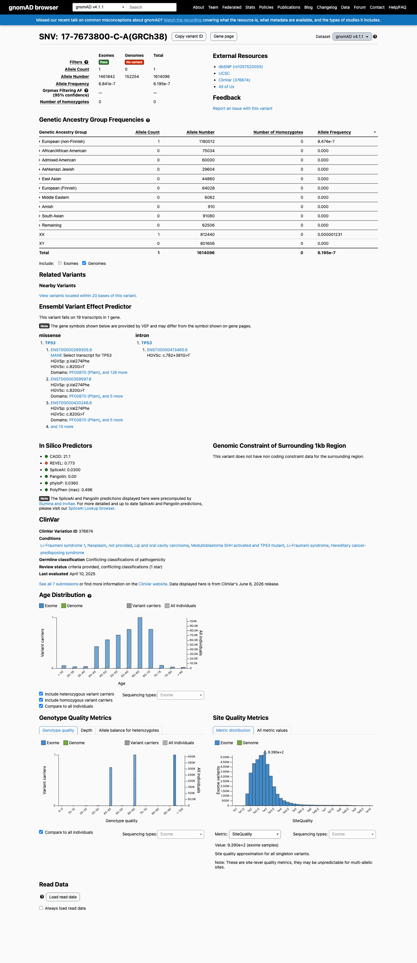 gnomAD v4.1 screenshot