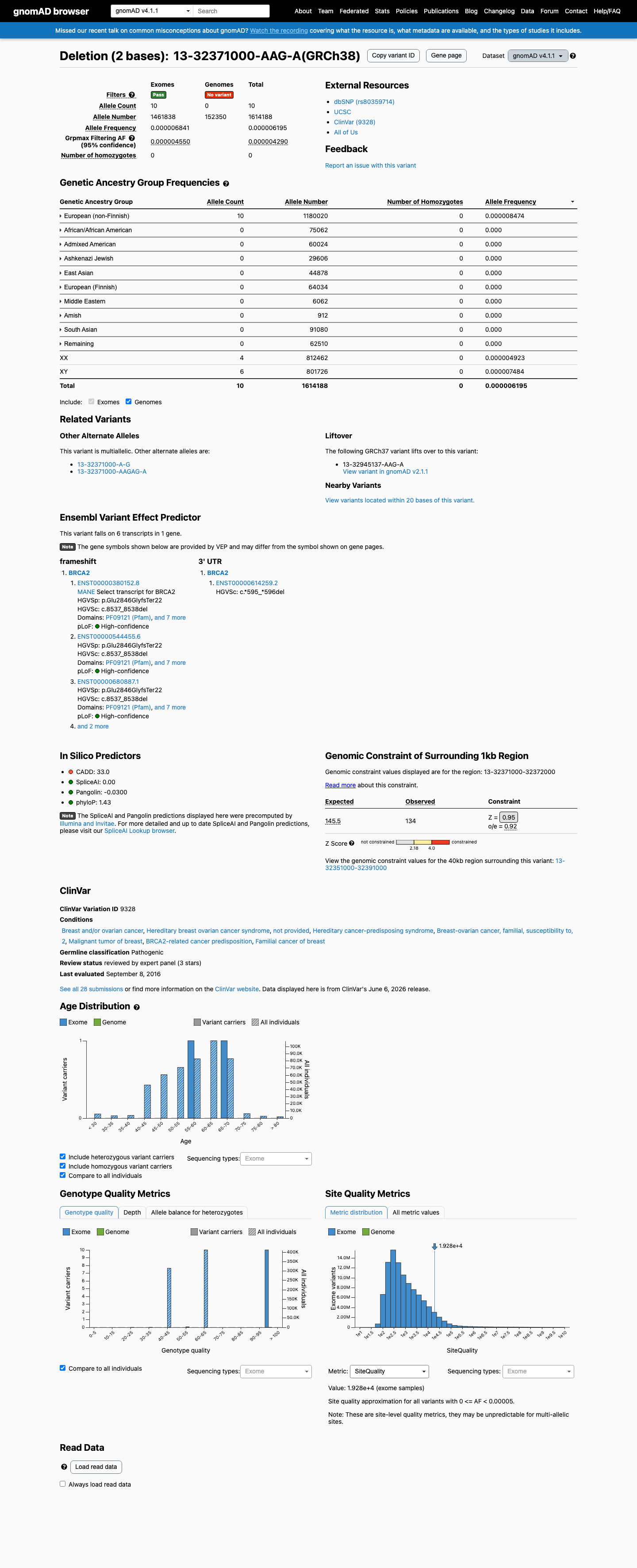 gnomAD v4.1 screenshot