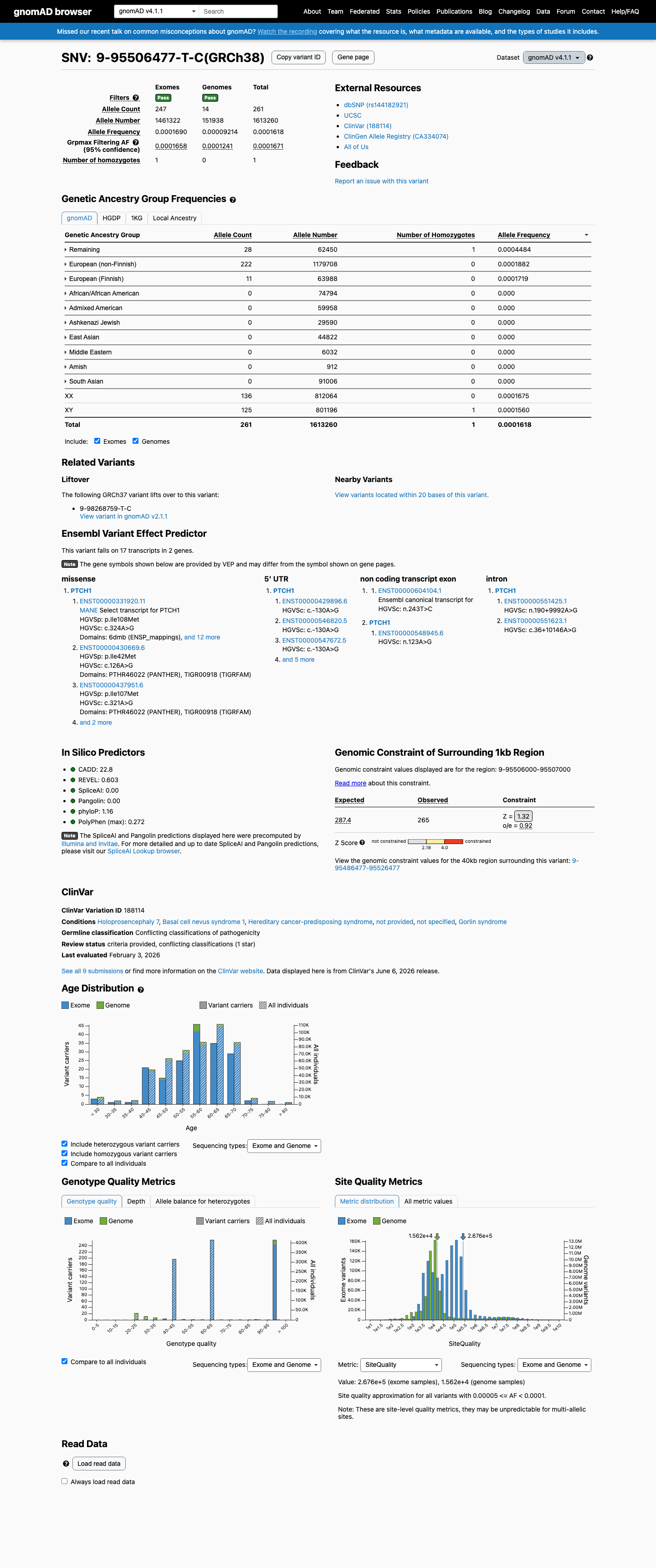 gnomAD v4.1 screenshot