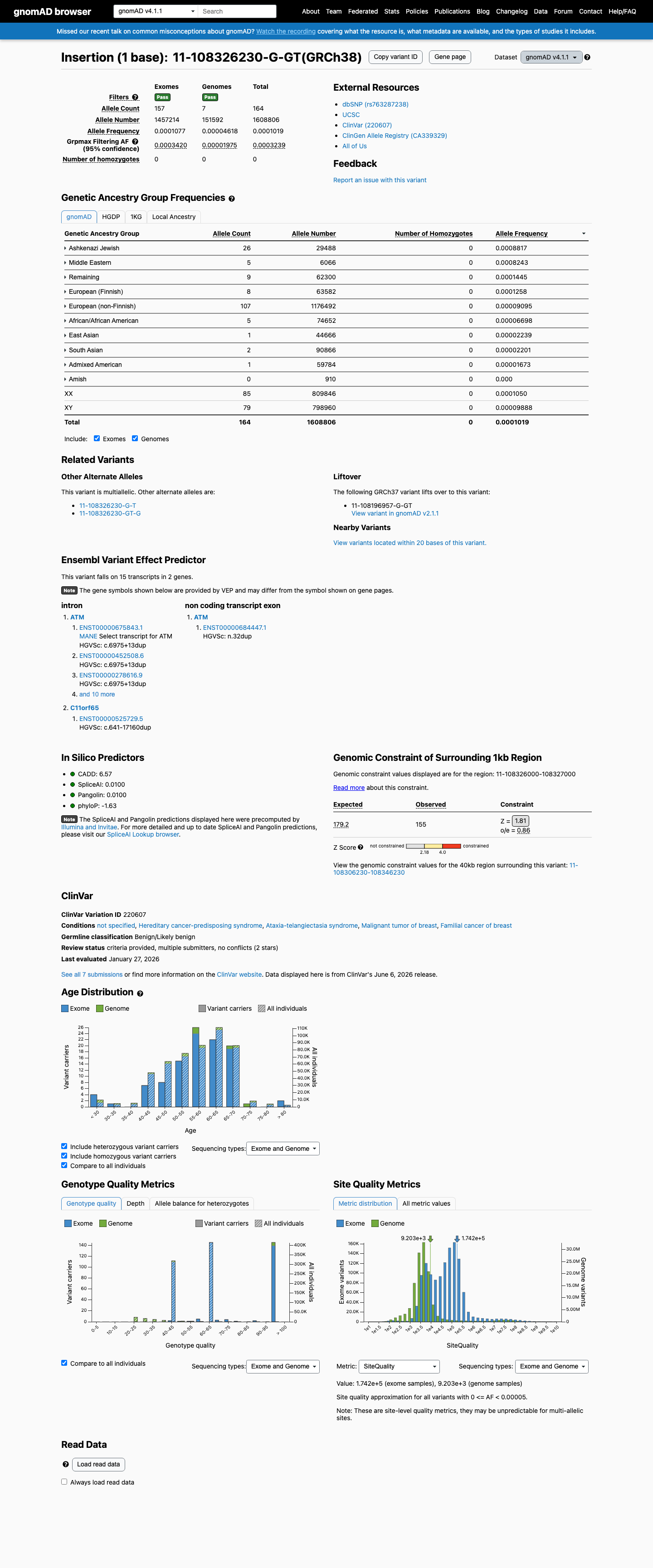 gnomAD v4.1 screenshot