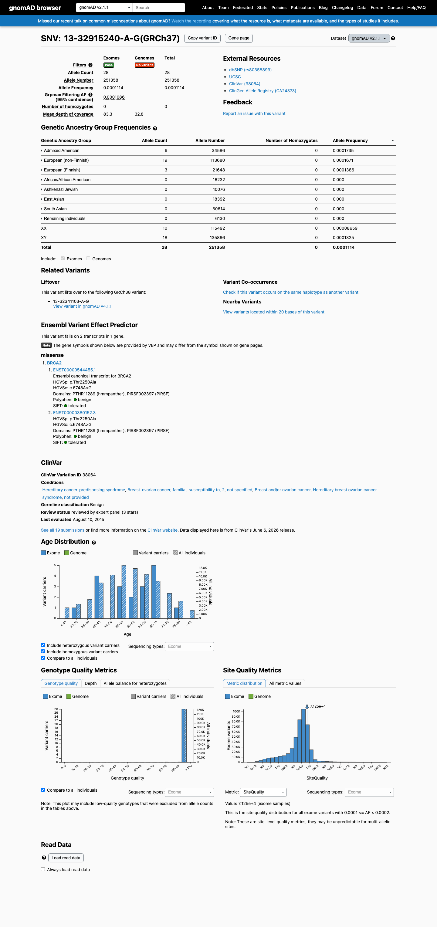 gnomAD v2.1 screenshot