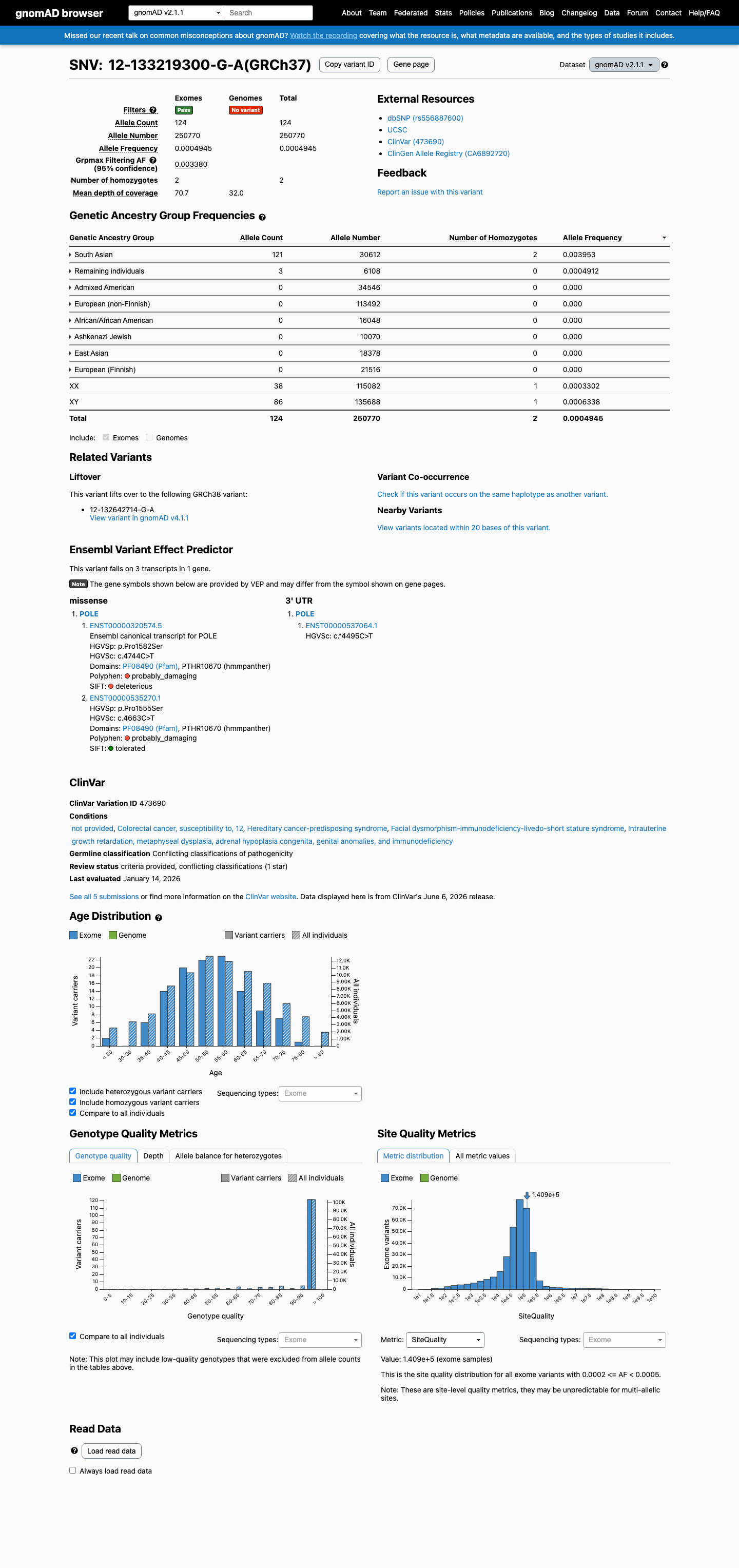 gnomAD v2.1 screenshot