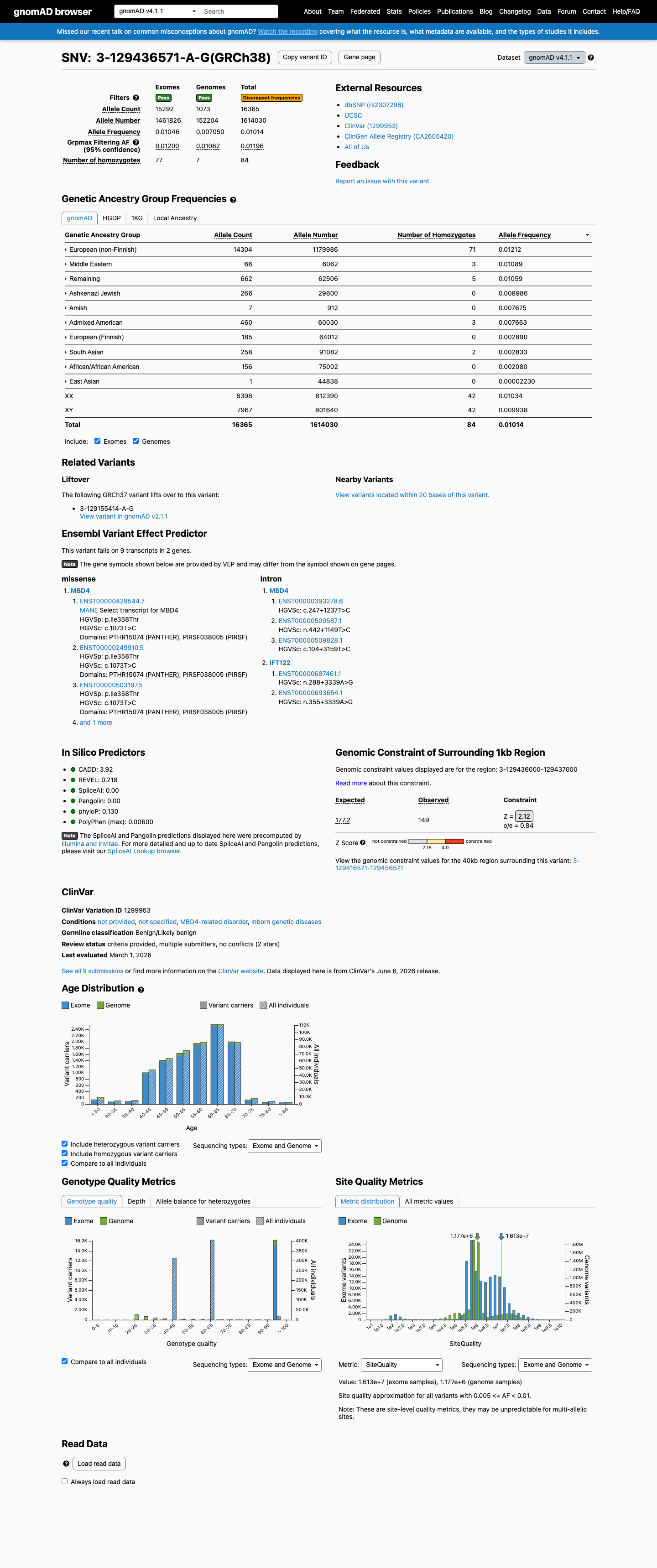 gnomAD v4.1 screenshot