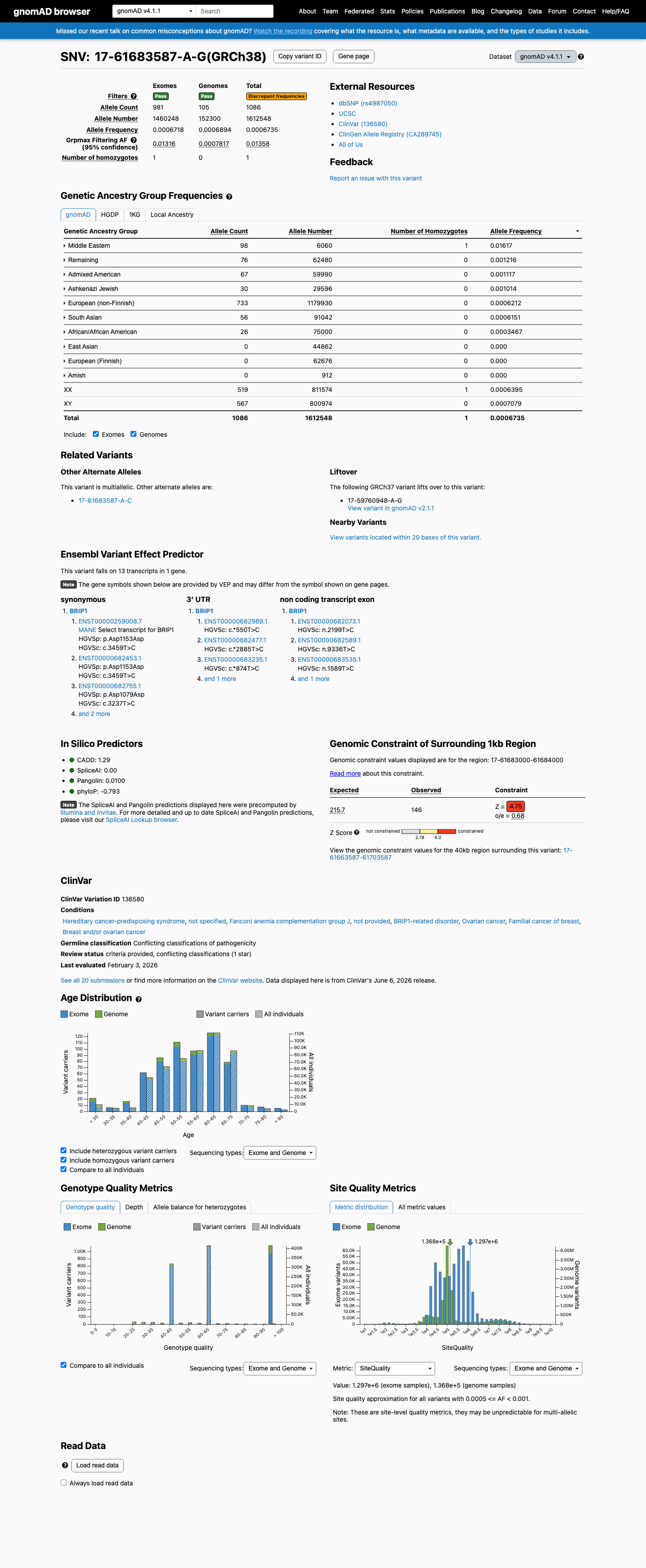gnomAD v4.1 screenshot