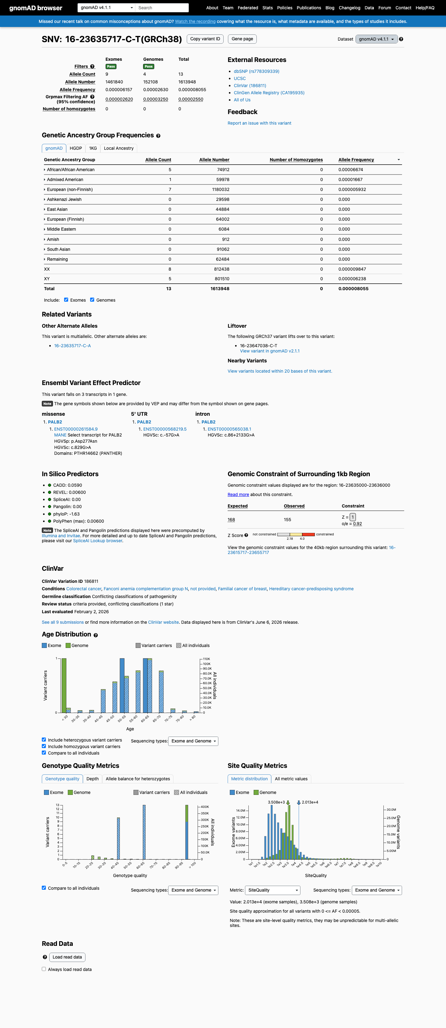 gnomAD v4.1 screenshot