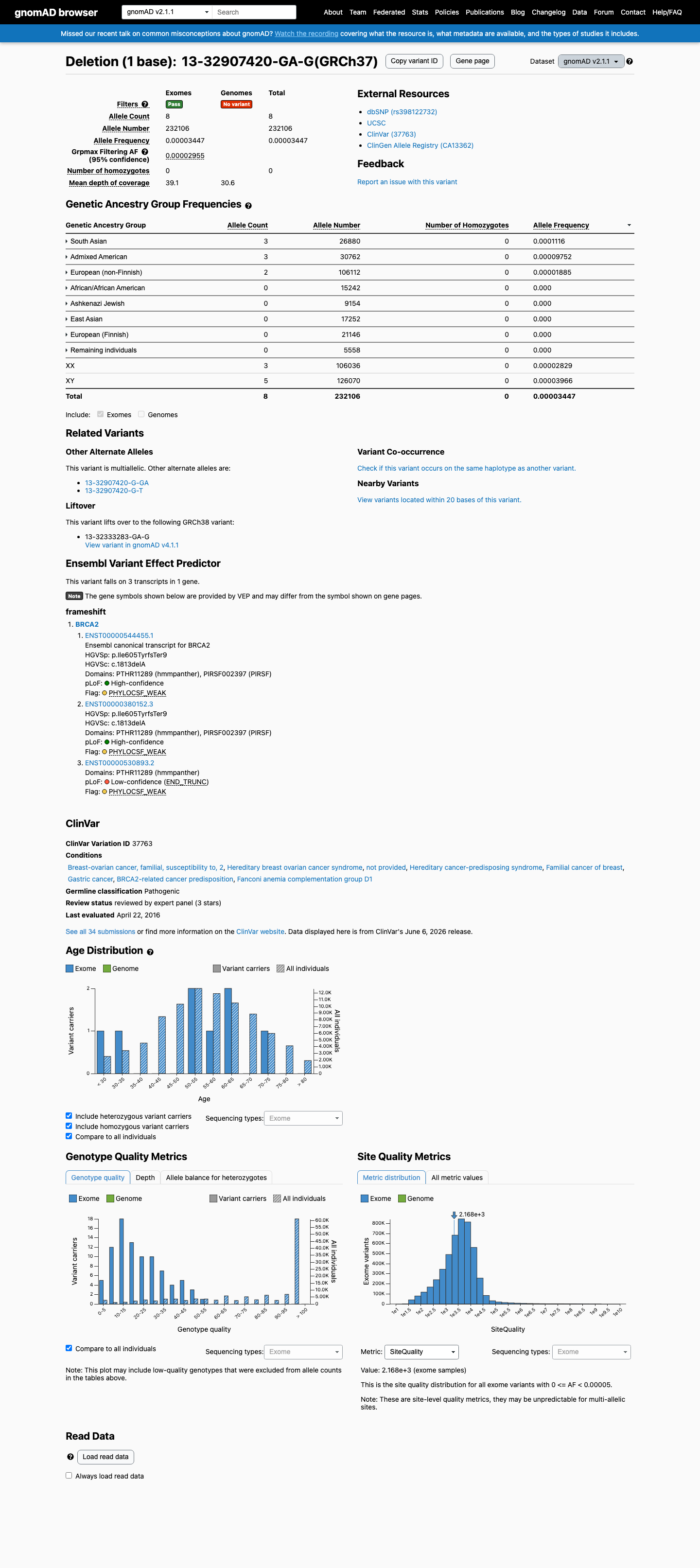 gnomAD v2.1 screenshot
