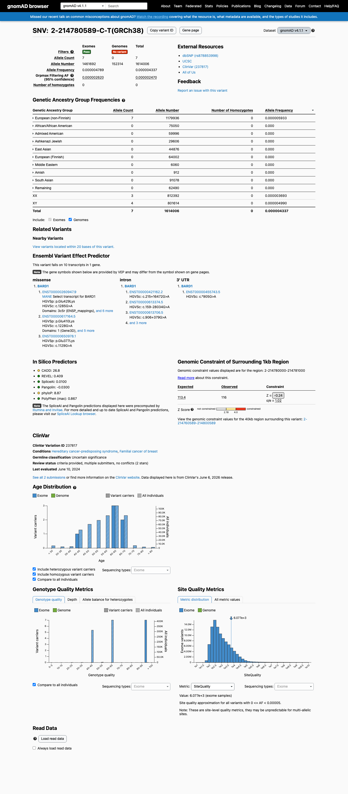 gnomAD v4.1 screenshot